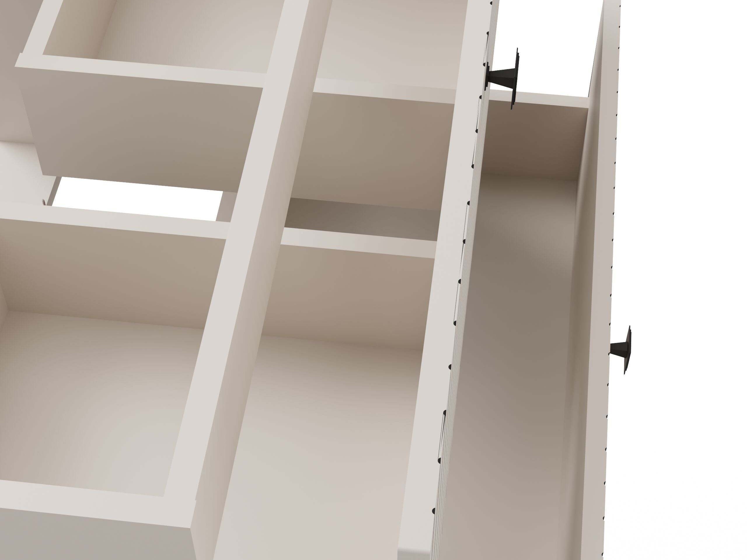 Wall-mounted bathroom cabinet for washbasin Mandeville 315 (Cashmere)