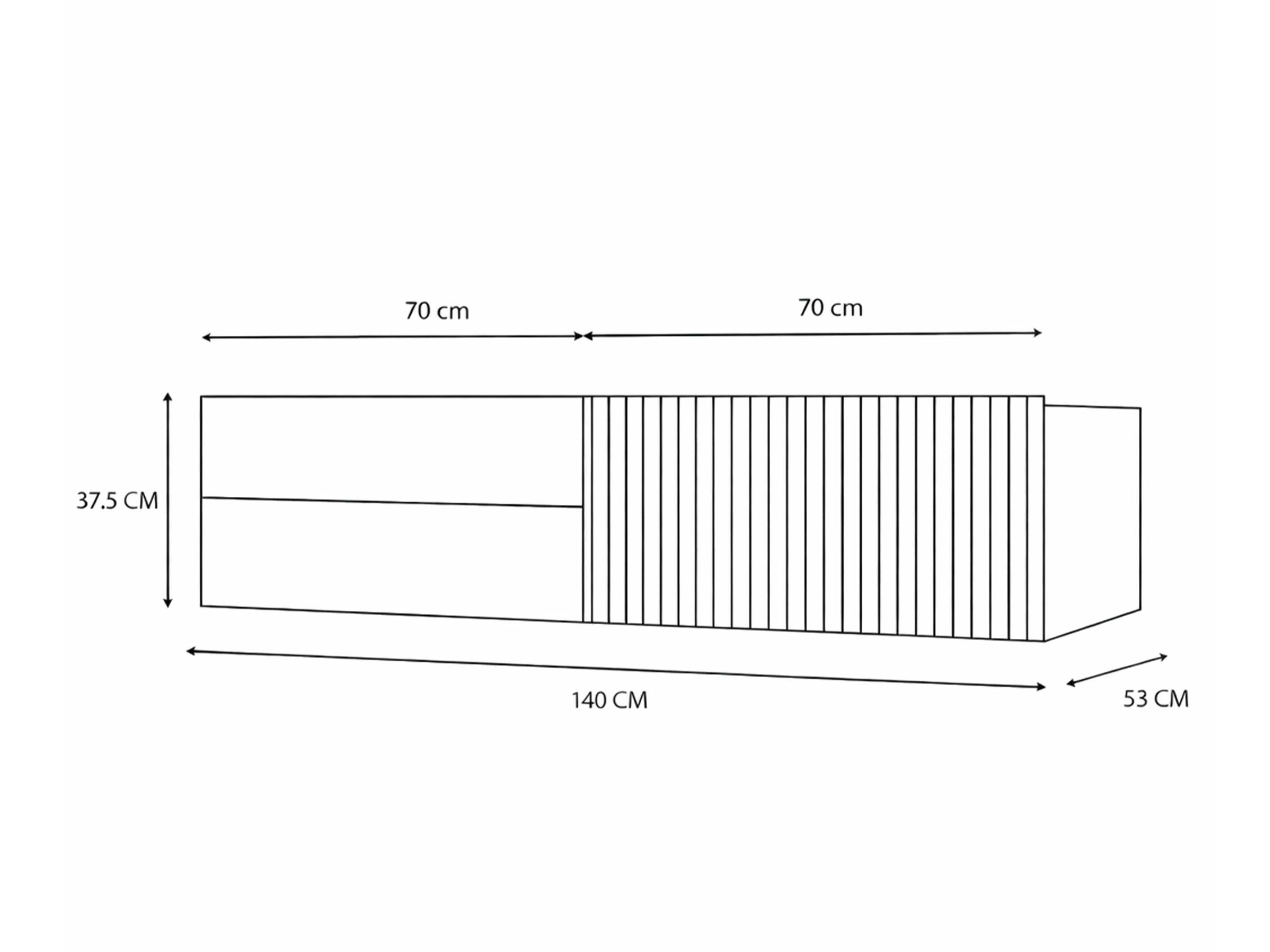 Wall-mounted bathroom cabinet for washbasin Mandeville 363 (Cashmere)