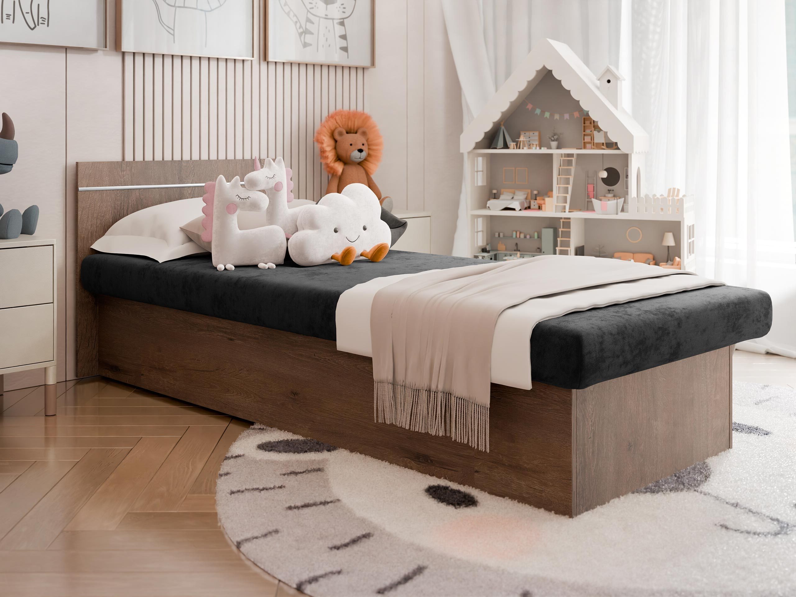 Bed Dover 101 (Dark ash)