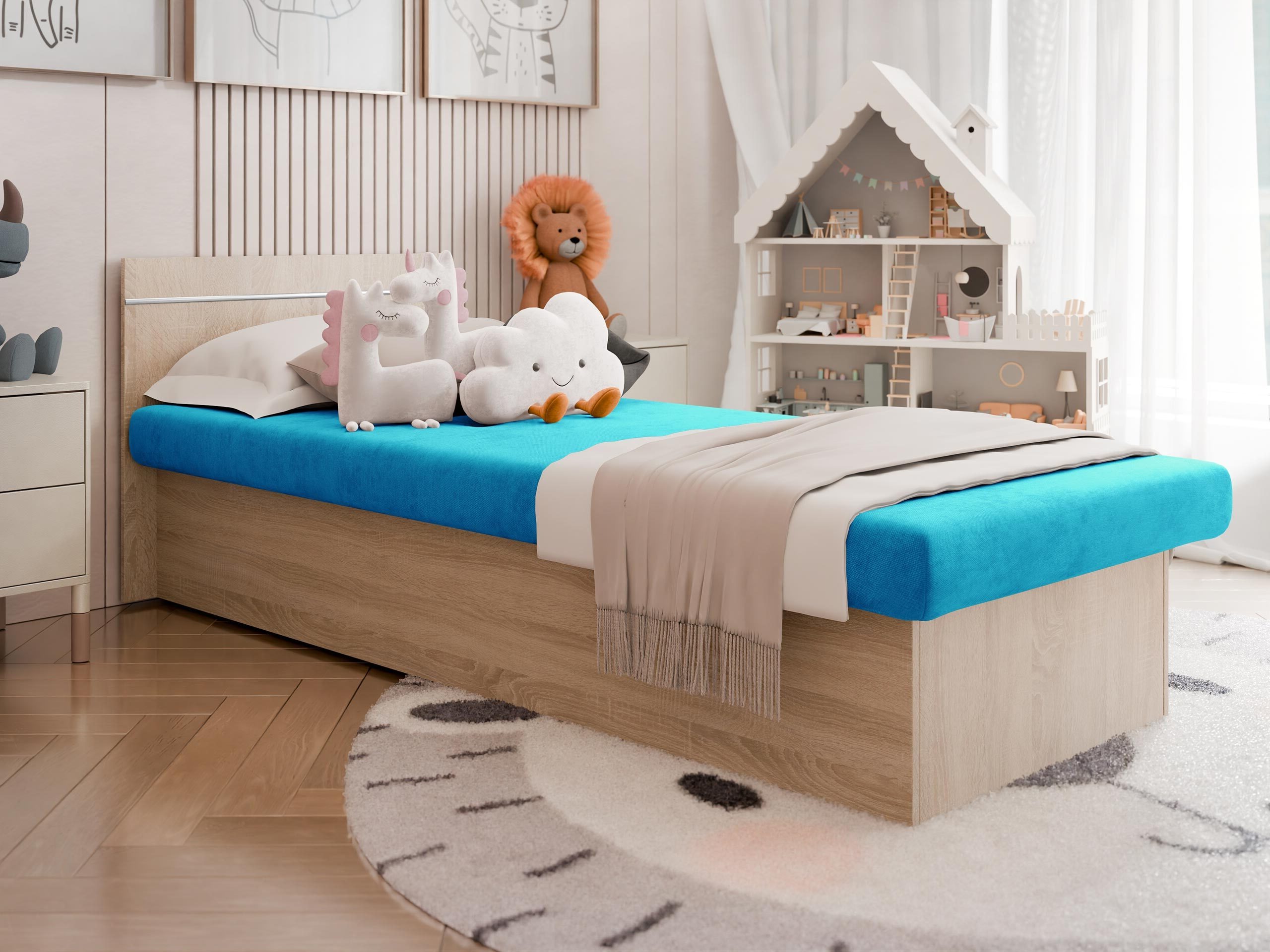 Bed Dover 101 (Sonoma oak)