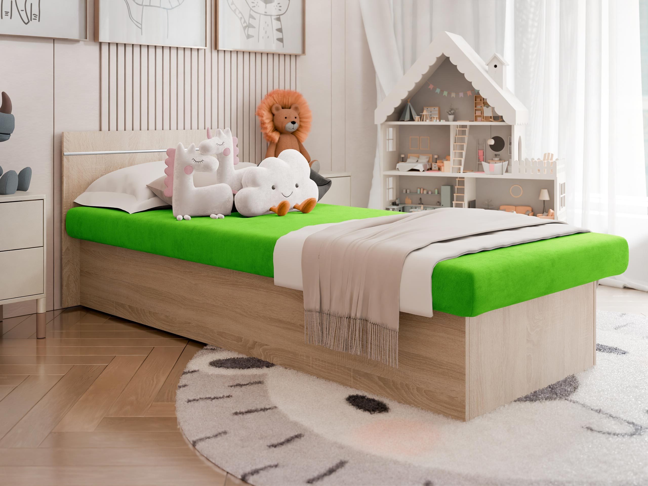 Bed Dover 101 (Sonoma oak)