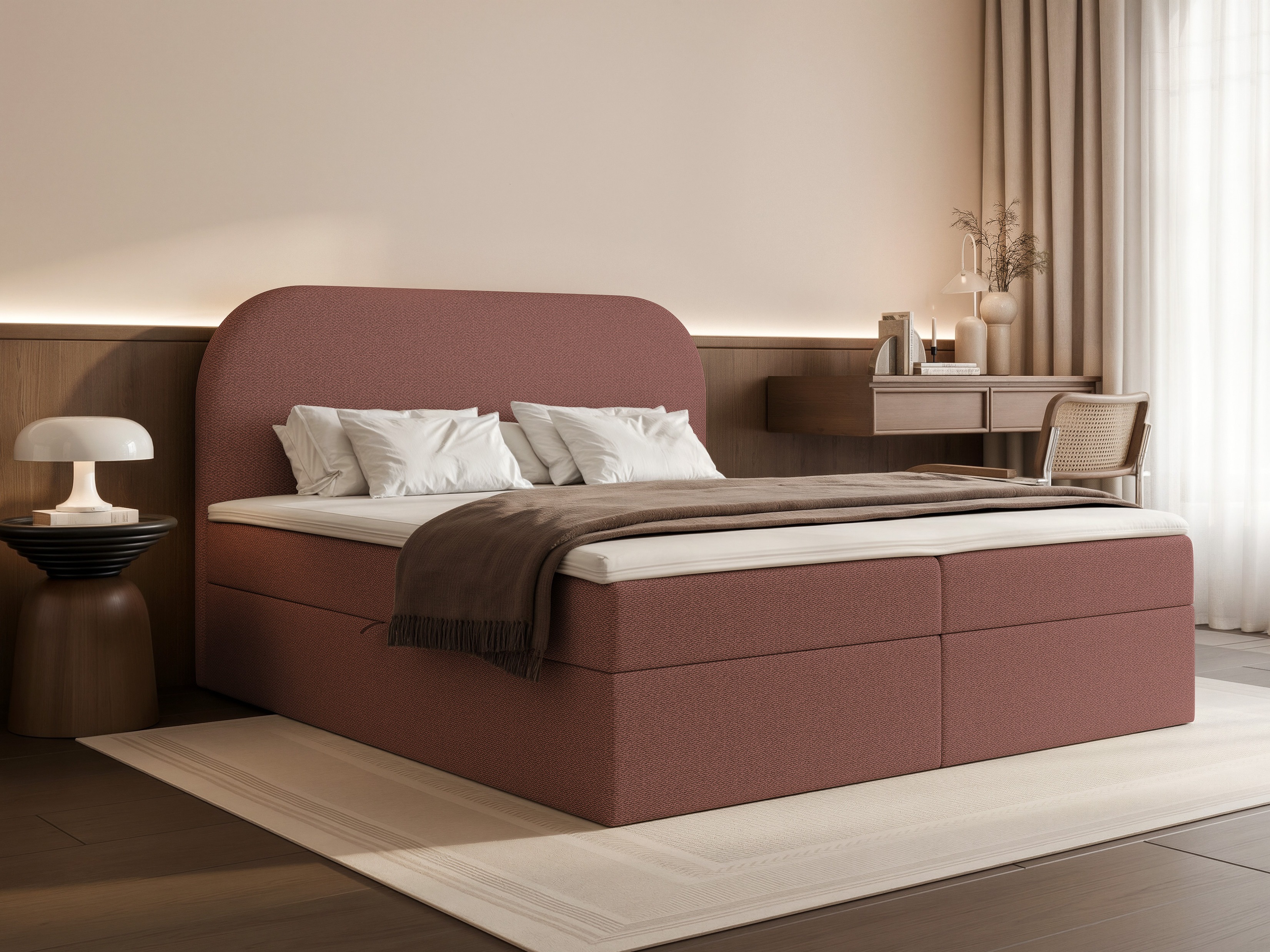 Continental bed Martinez 131 (Lumi 56)
