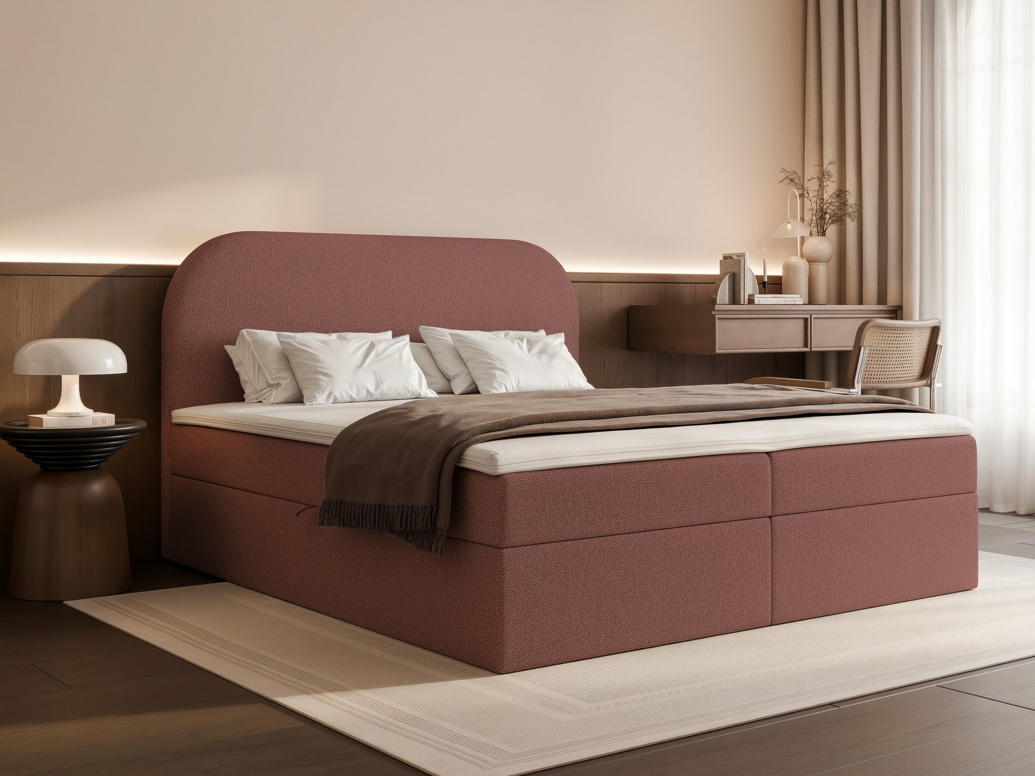 Continental bed Martinez 131 (Lumi 56)
