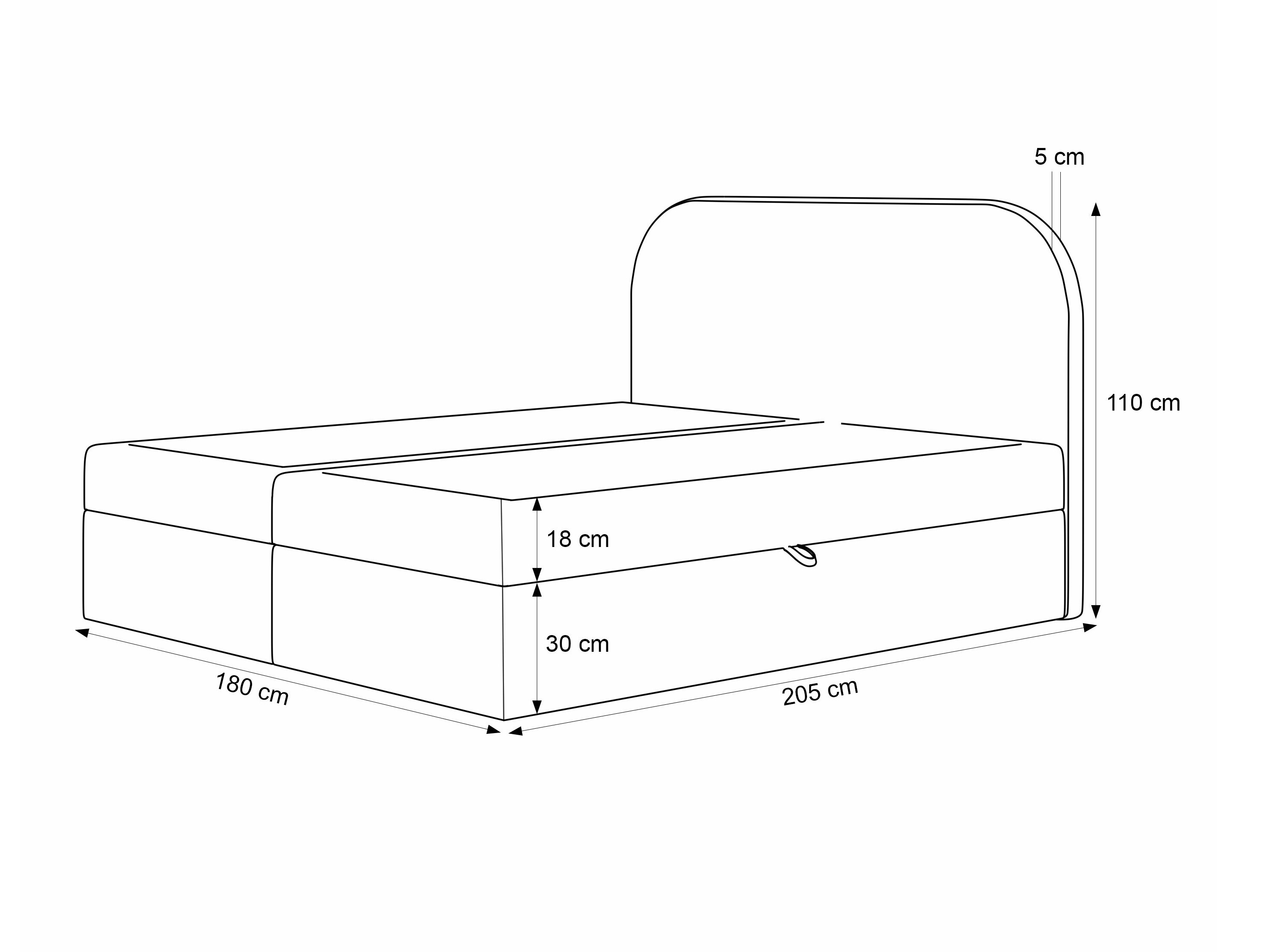 Continental bed Martinez 131 (Monte 09)