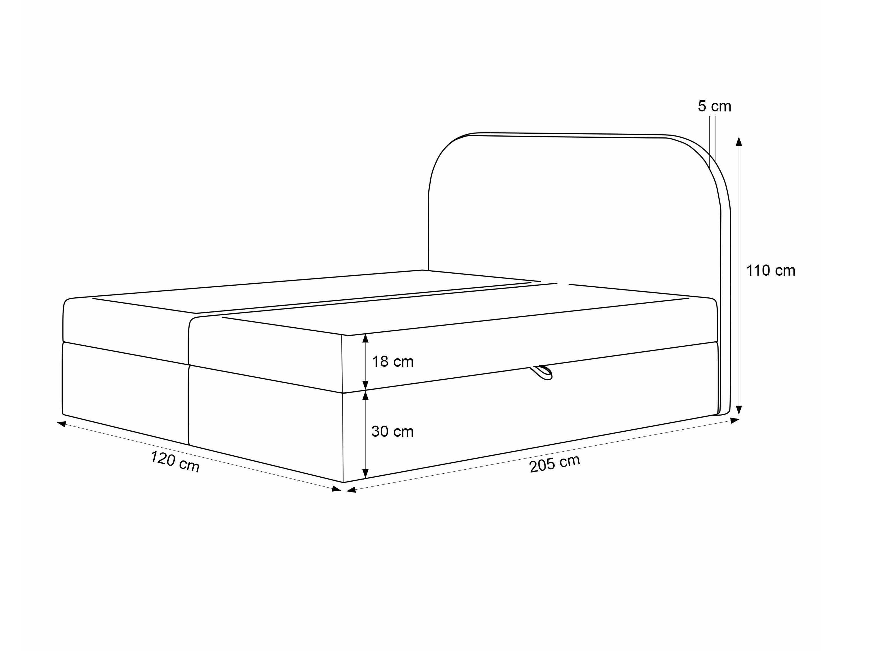 Continental bed Martinez 131 (Monte 16)