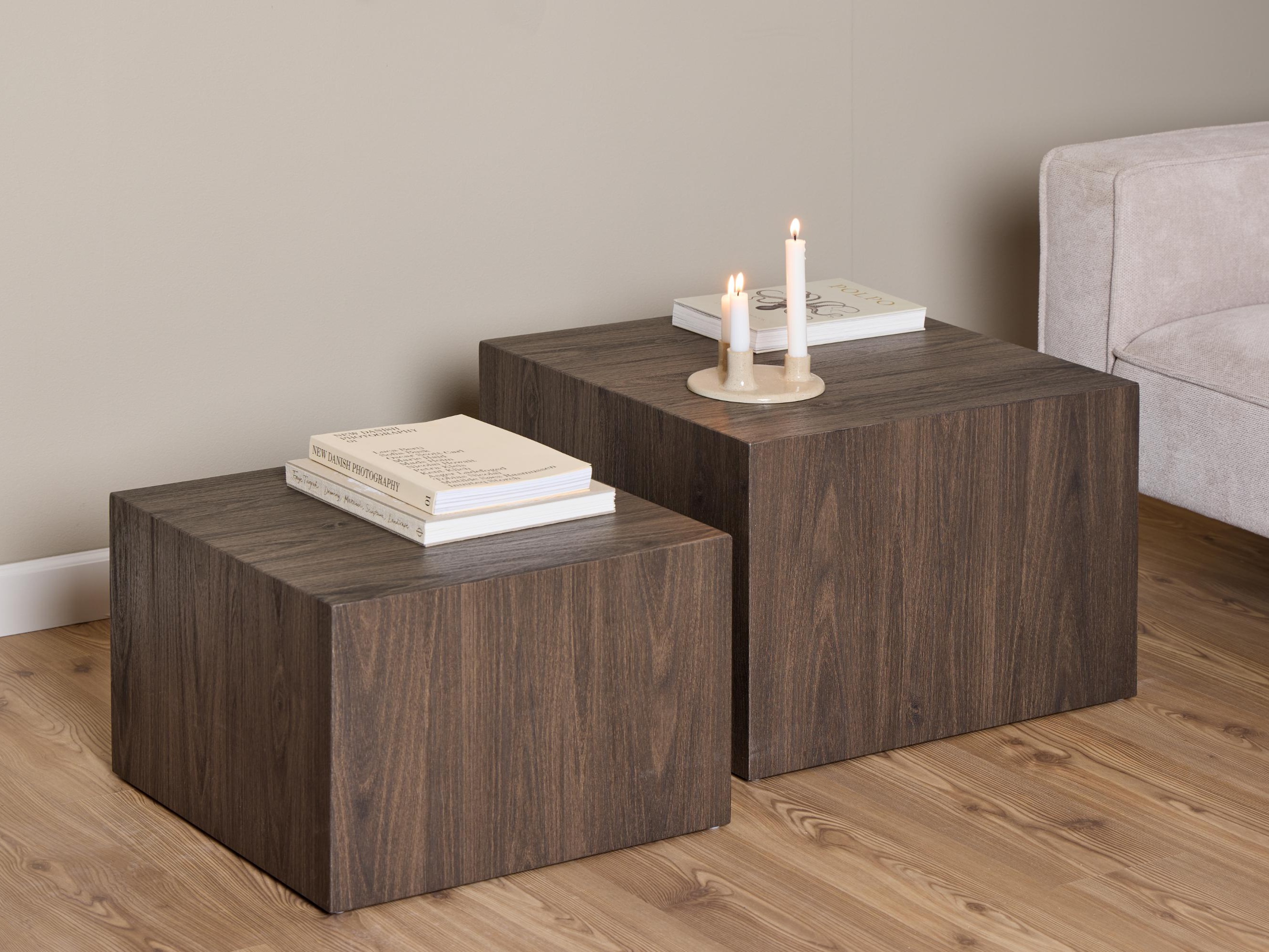 Nest of coffee tables Norsica 603 (Brown)