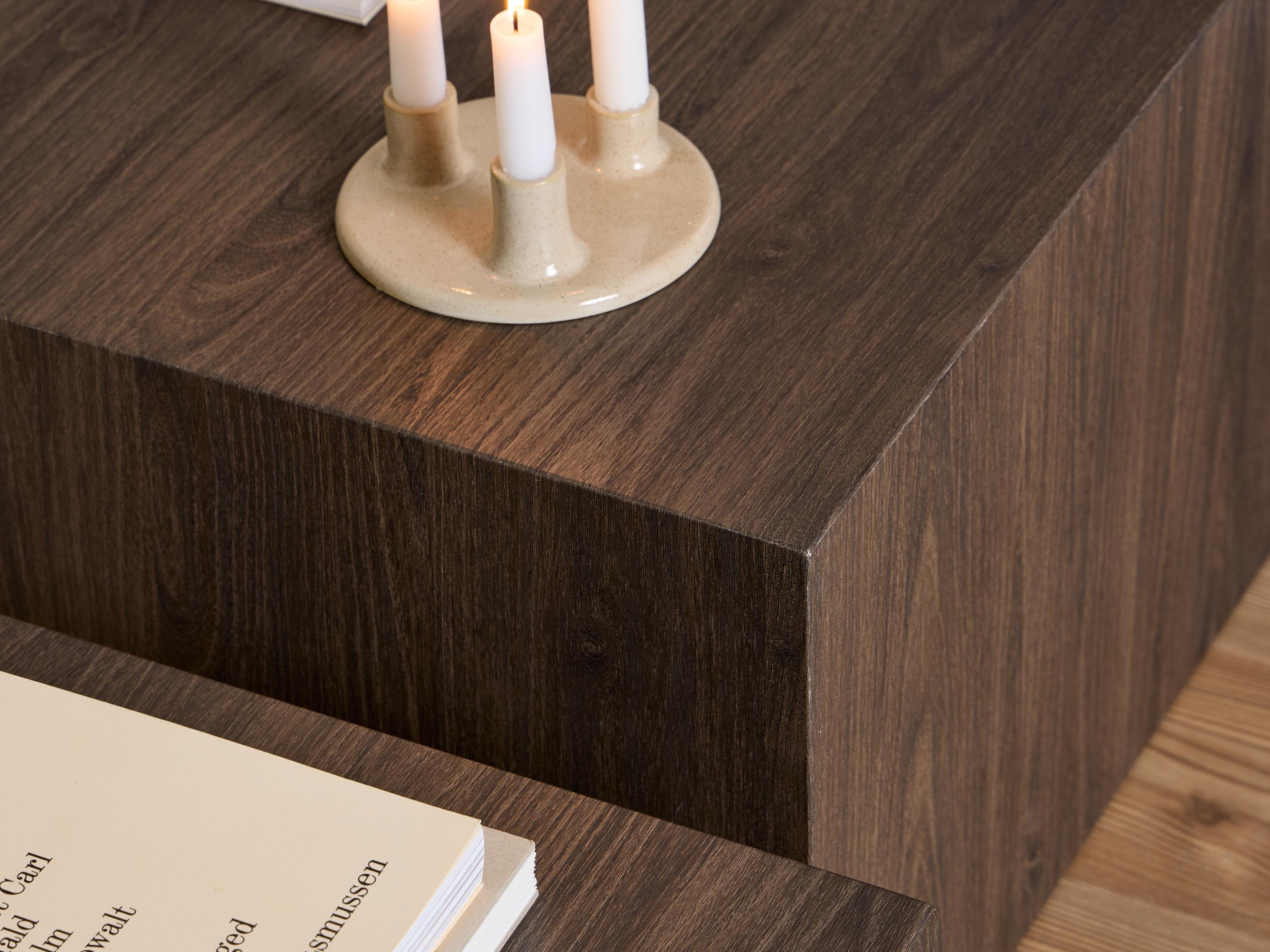 Nest of coffee tables Norsica 603 (Brown)