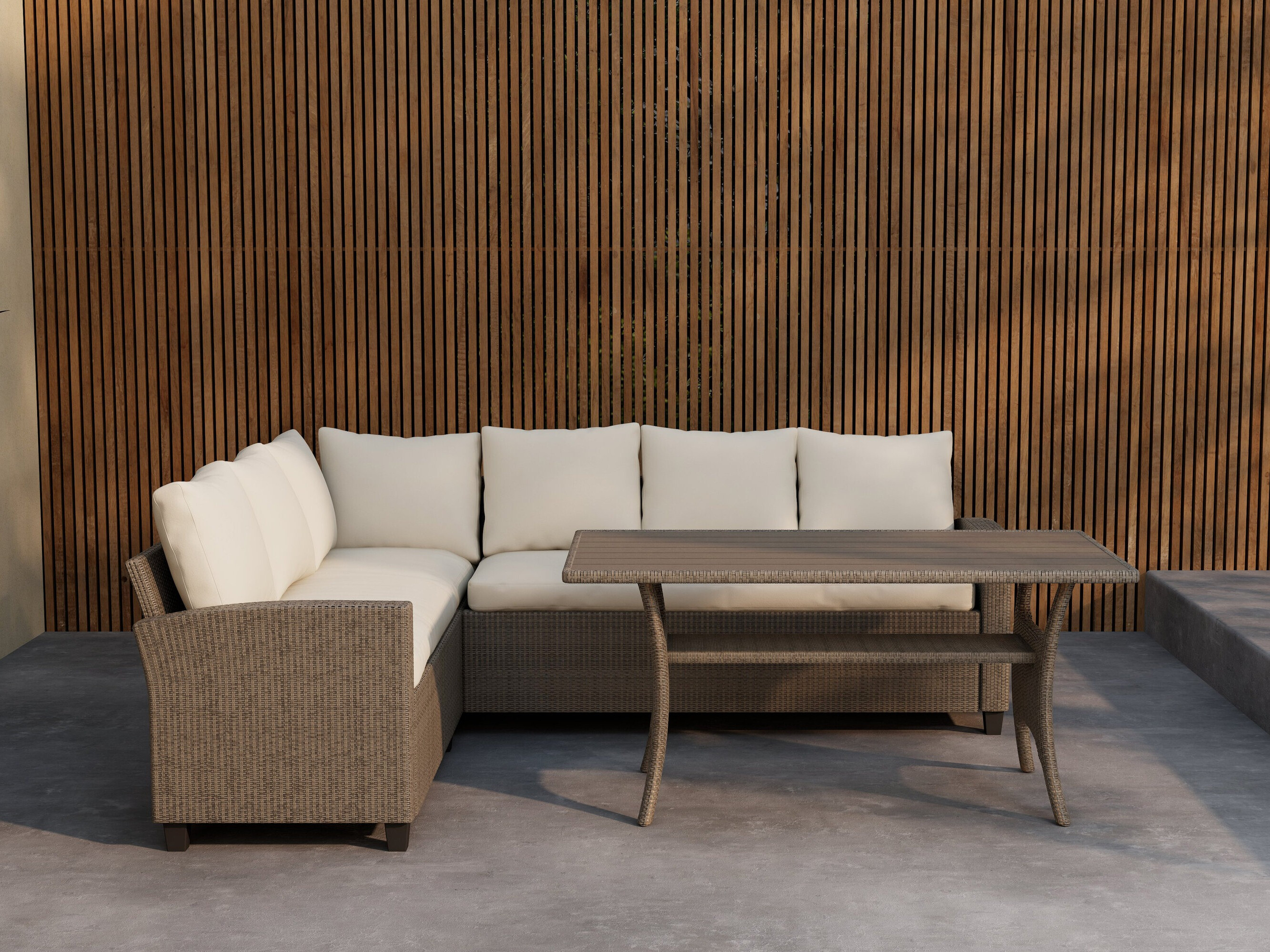 Outdoor furniture set Dallas 4628 (Beige)