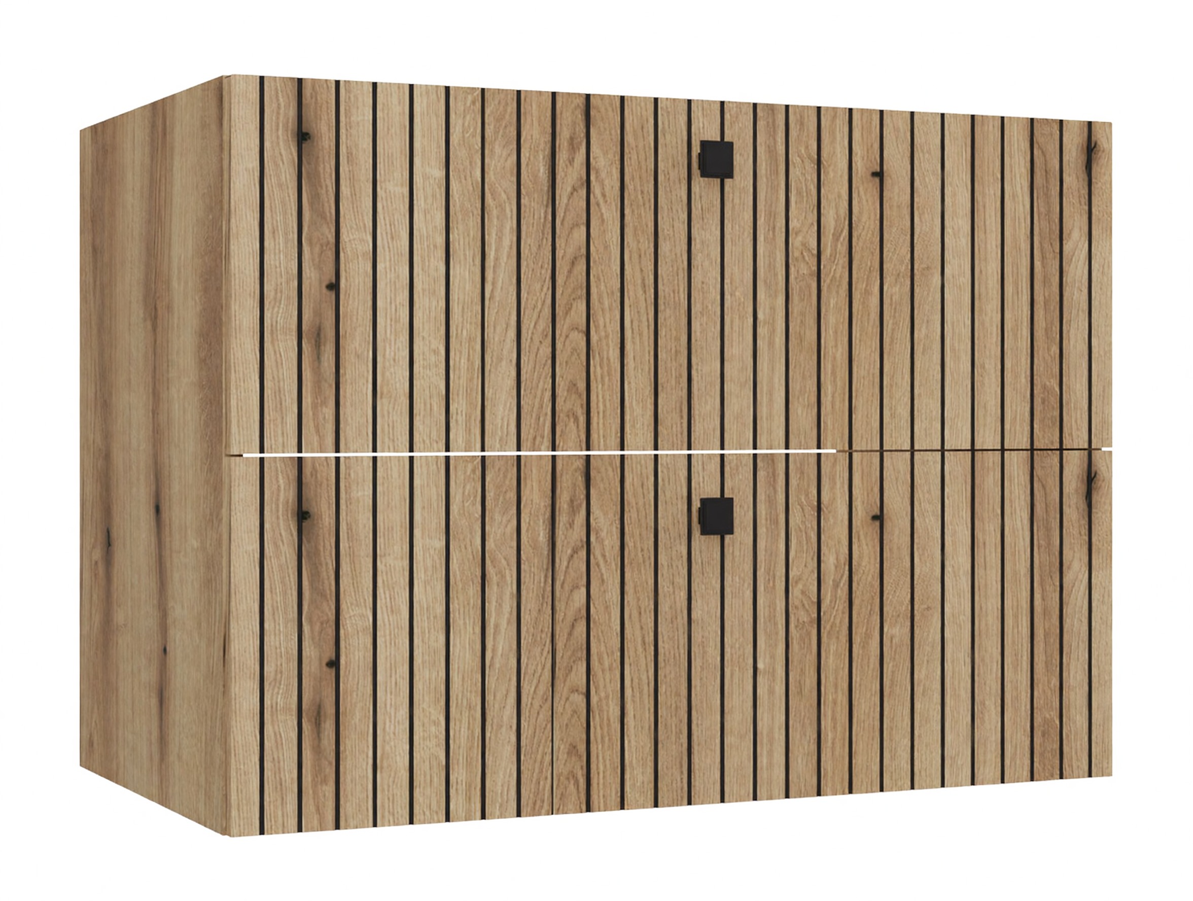 Wall-mounted bathroom cabinet for washbasin Mandeville 315 (Oak)