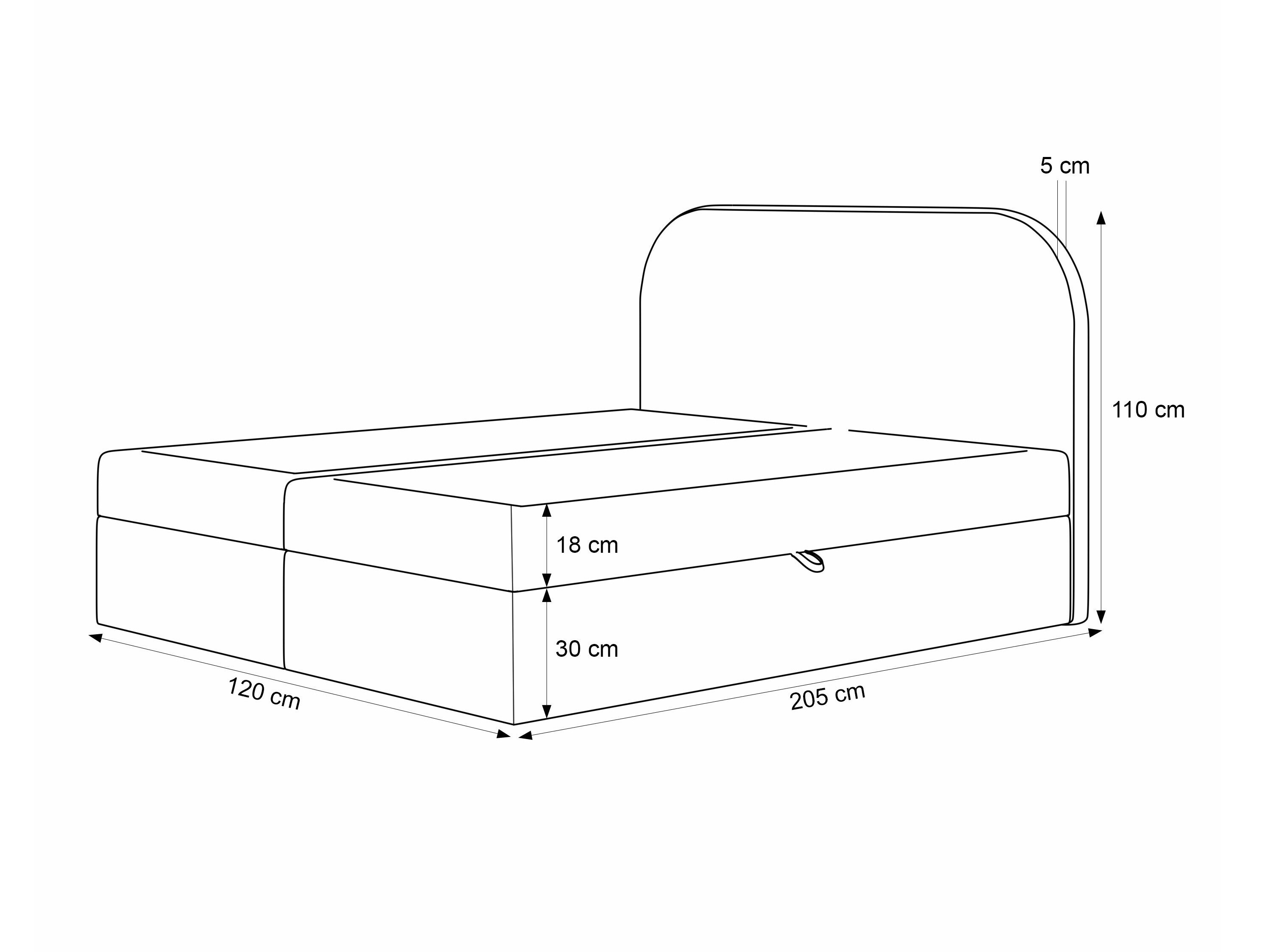 Continental bed Martinez 131 (Monte 90)