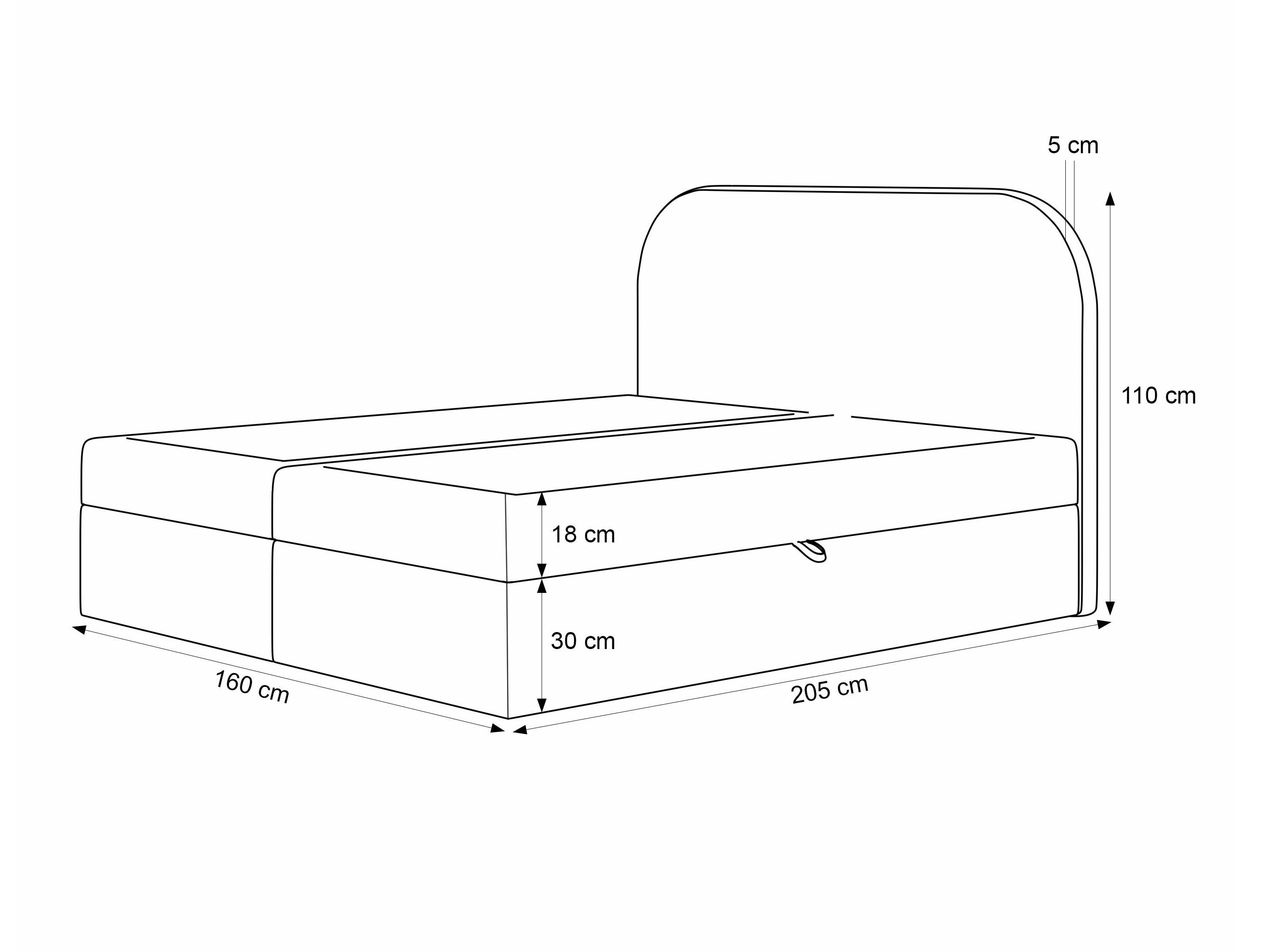 Continental bed Martinez 131 (Puente 34)