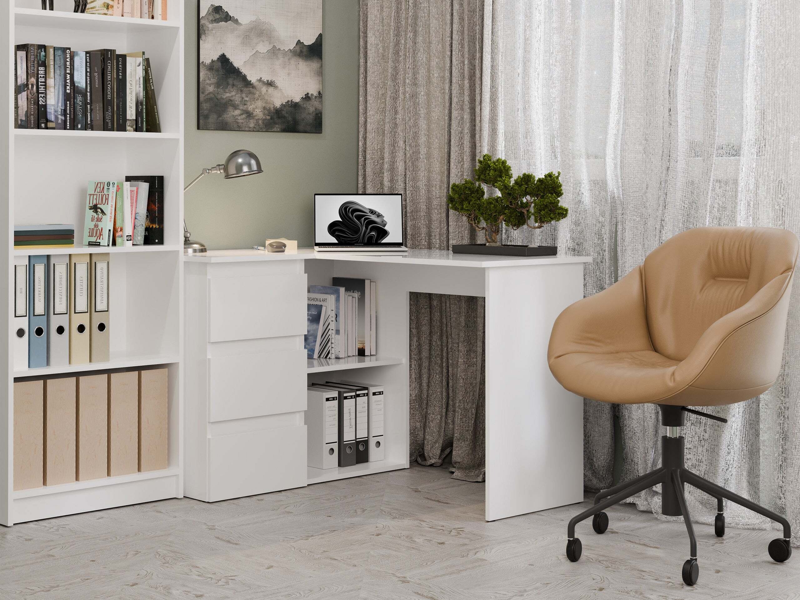 Corner desk Mandeville 365 (White)