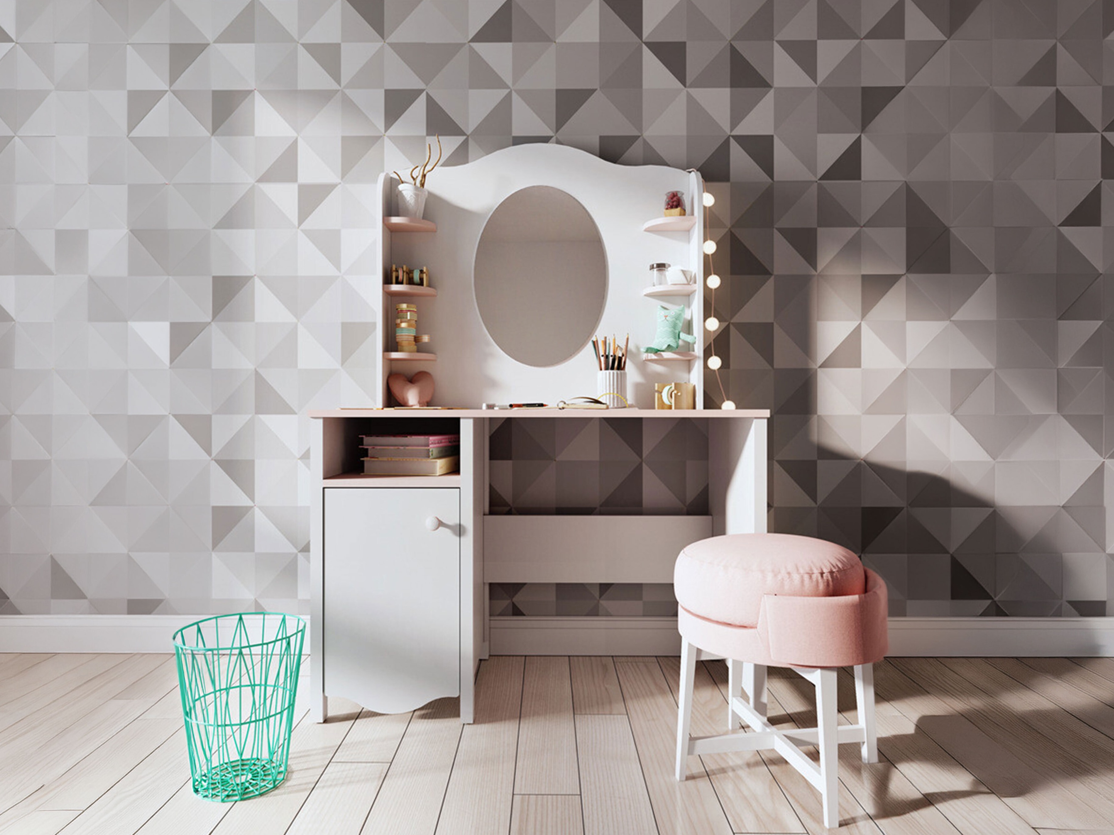 Mirror Velferi 116 (White)