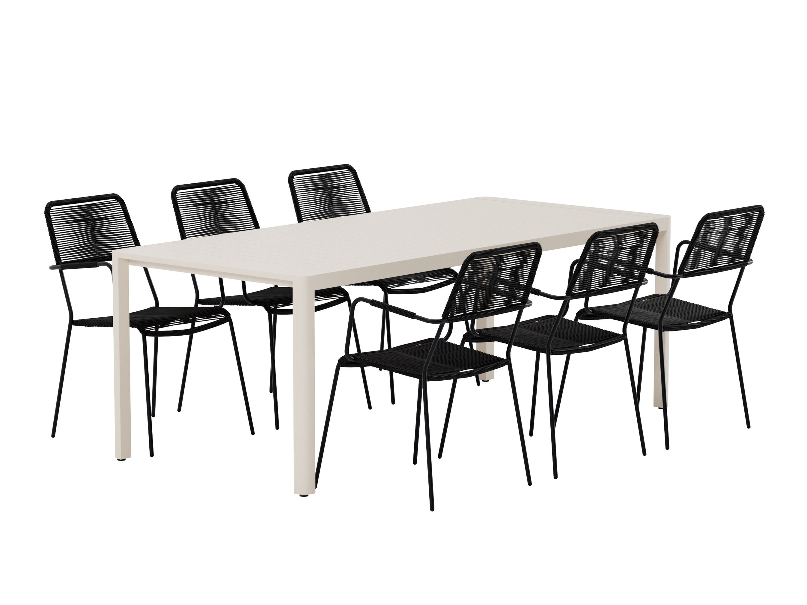 Table and chairs set Dallas 5259