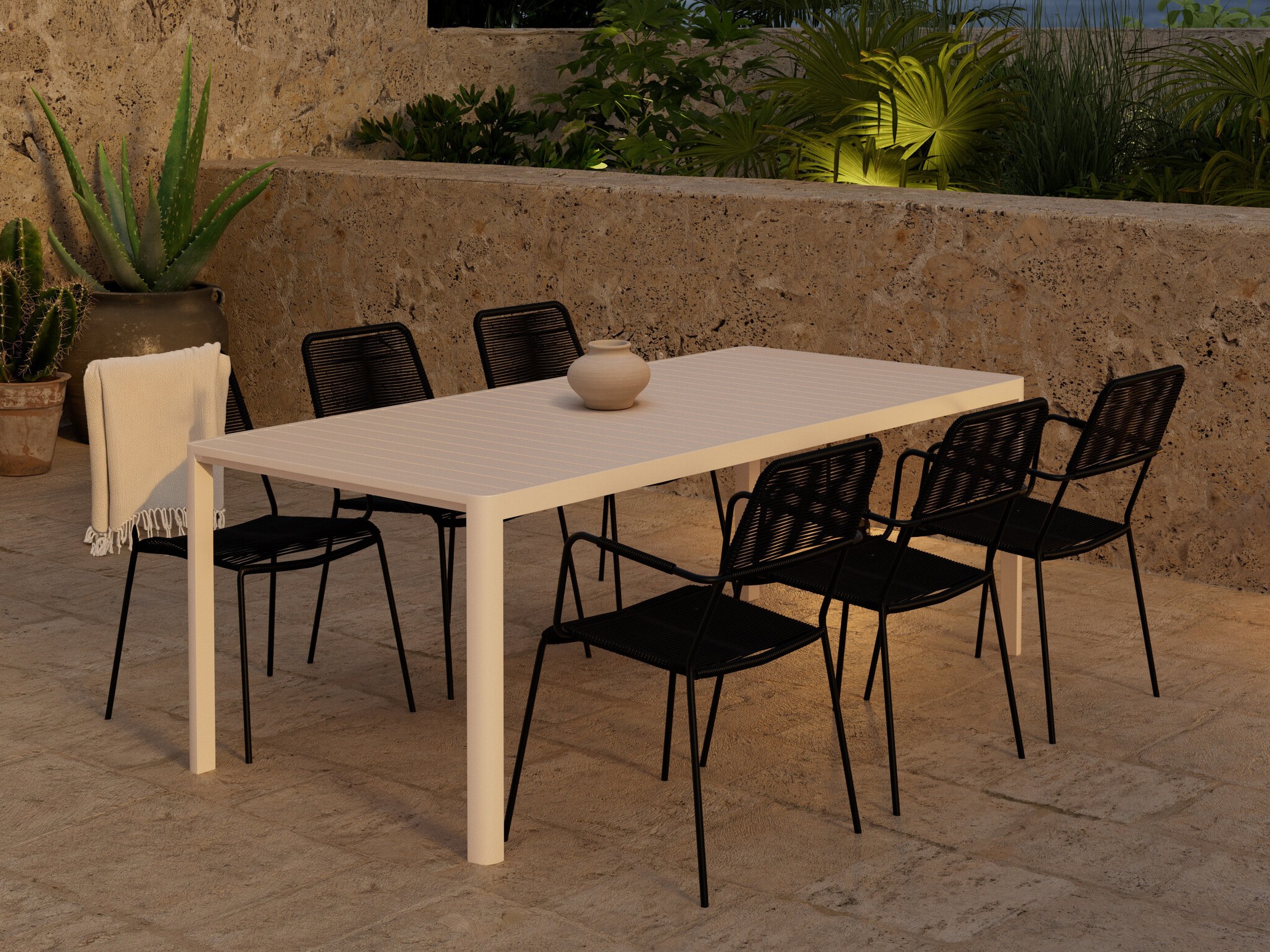 Table and chairs set Dallas 5259