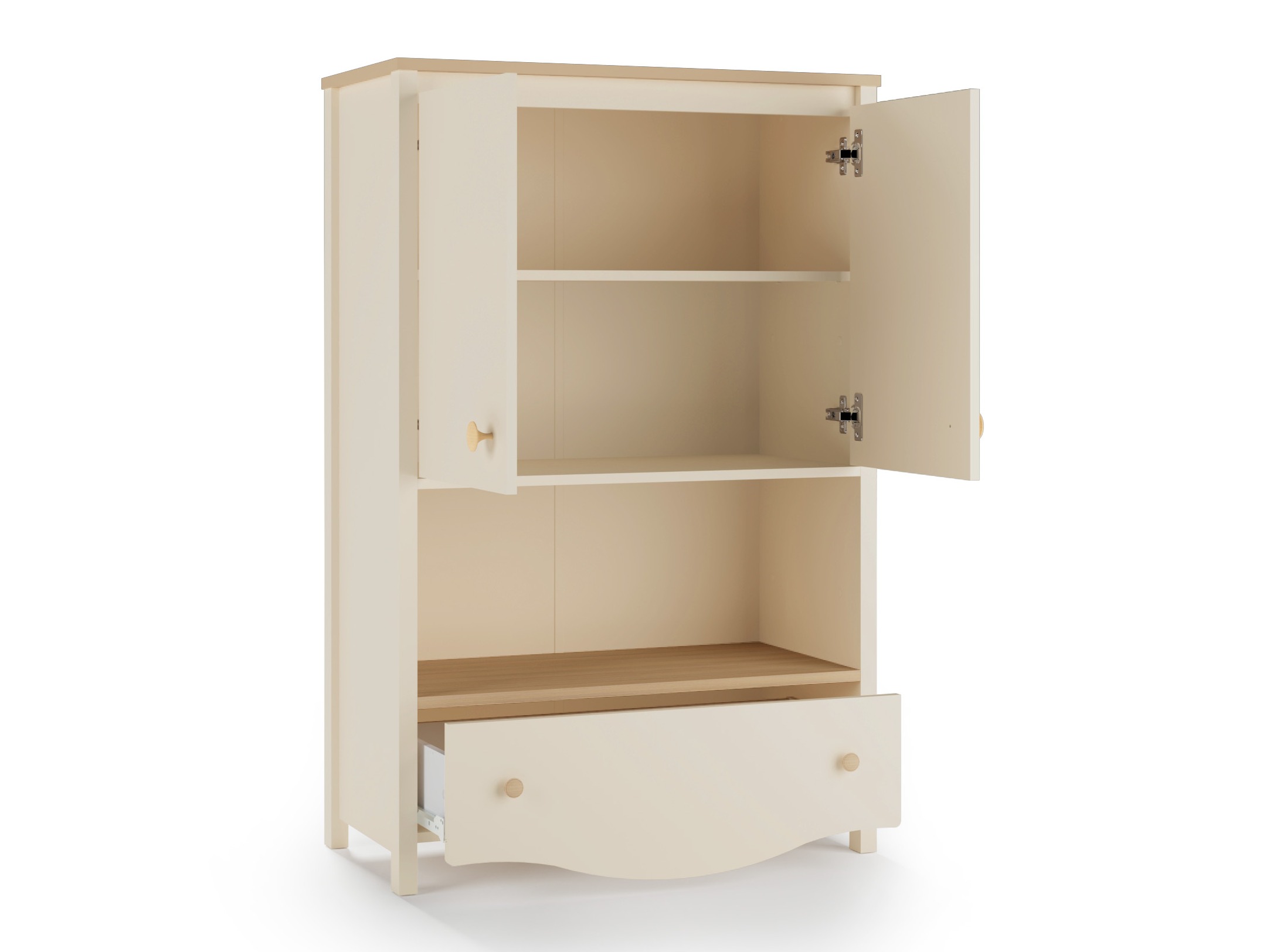 Bookcase Velferi 121 (Beige + Oak)