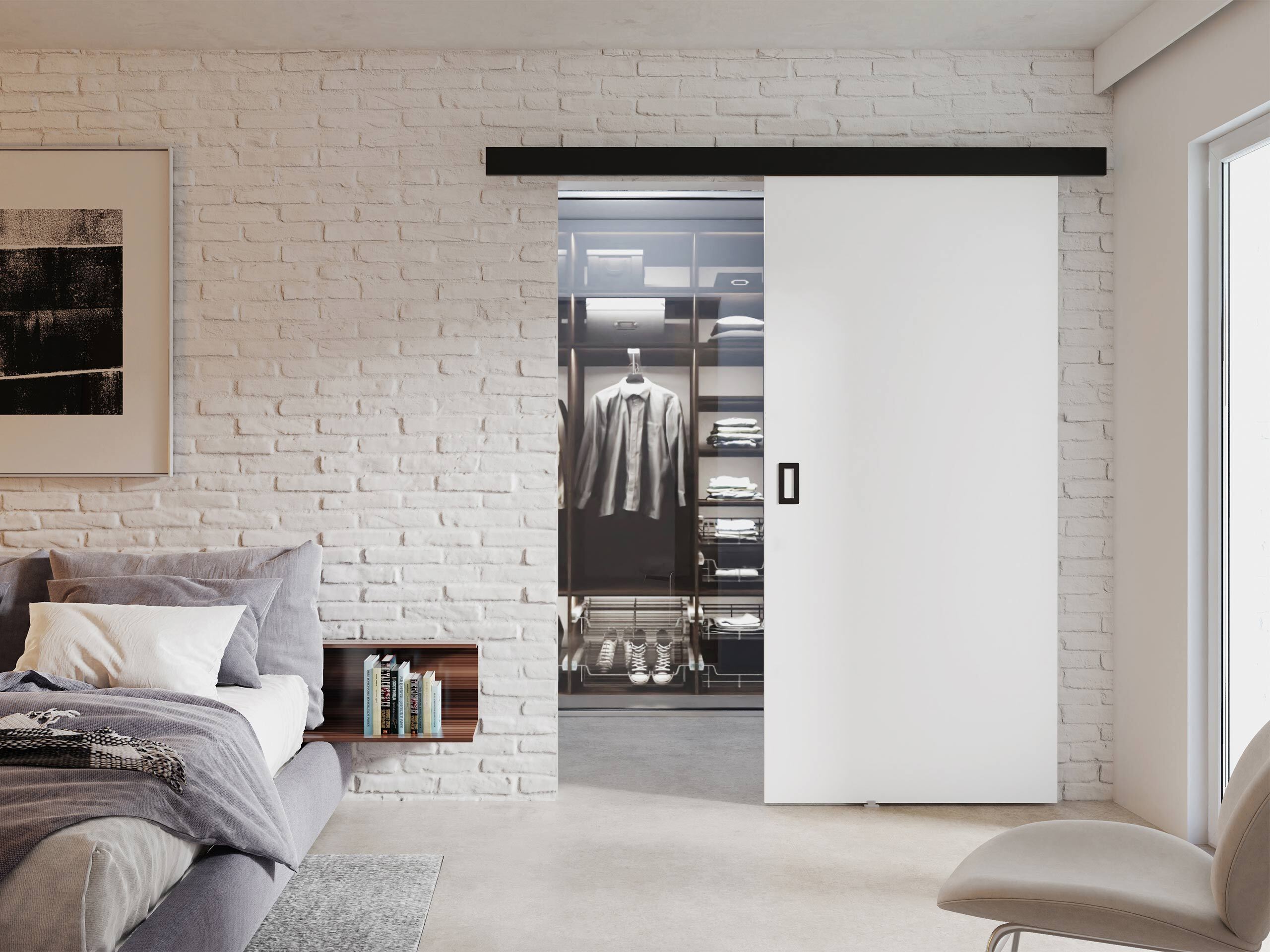 Sliding door Dover 169 (White)