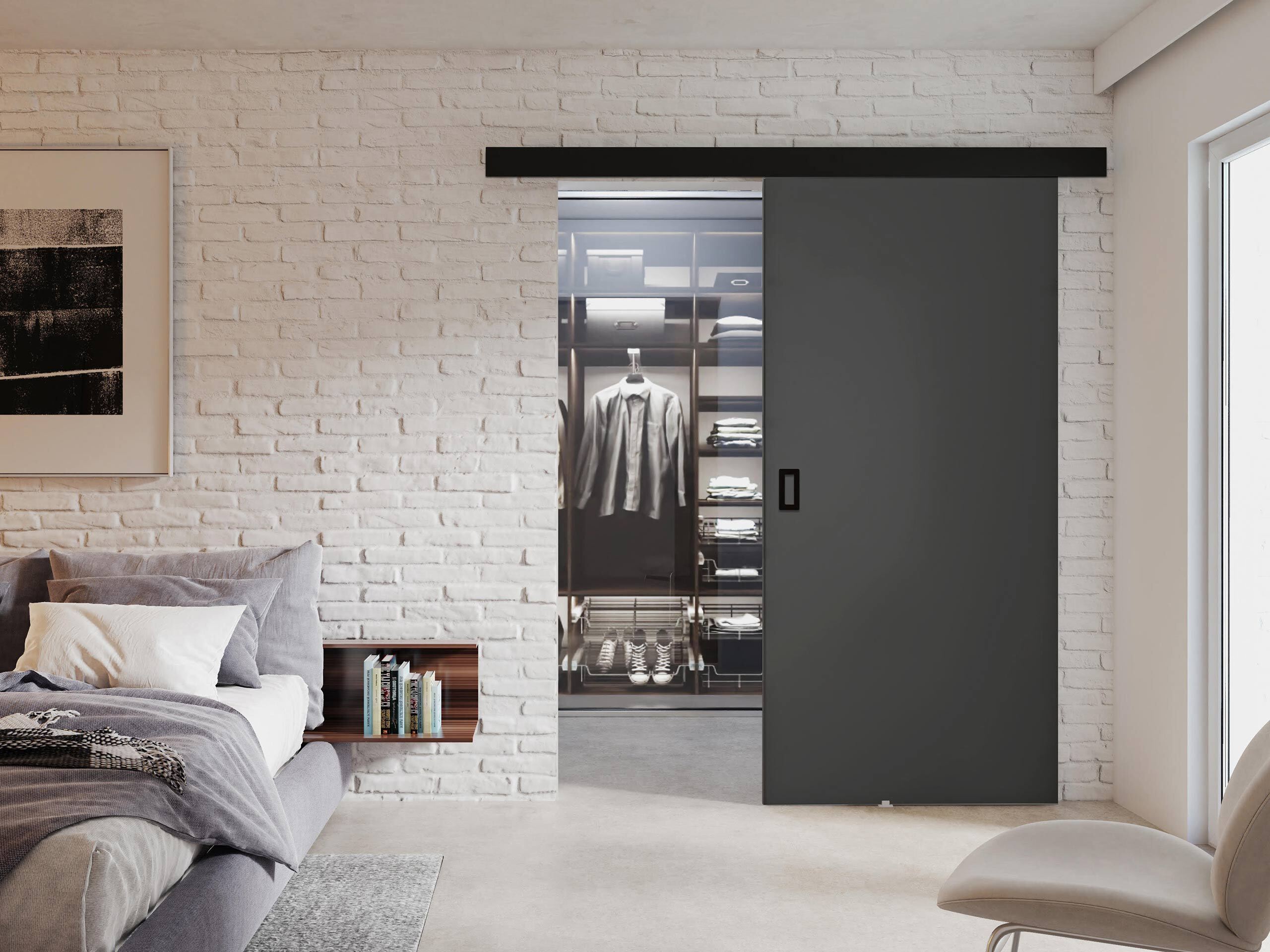 Sliding door Dover 170 (Graphite)
