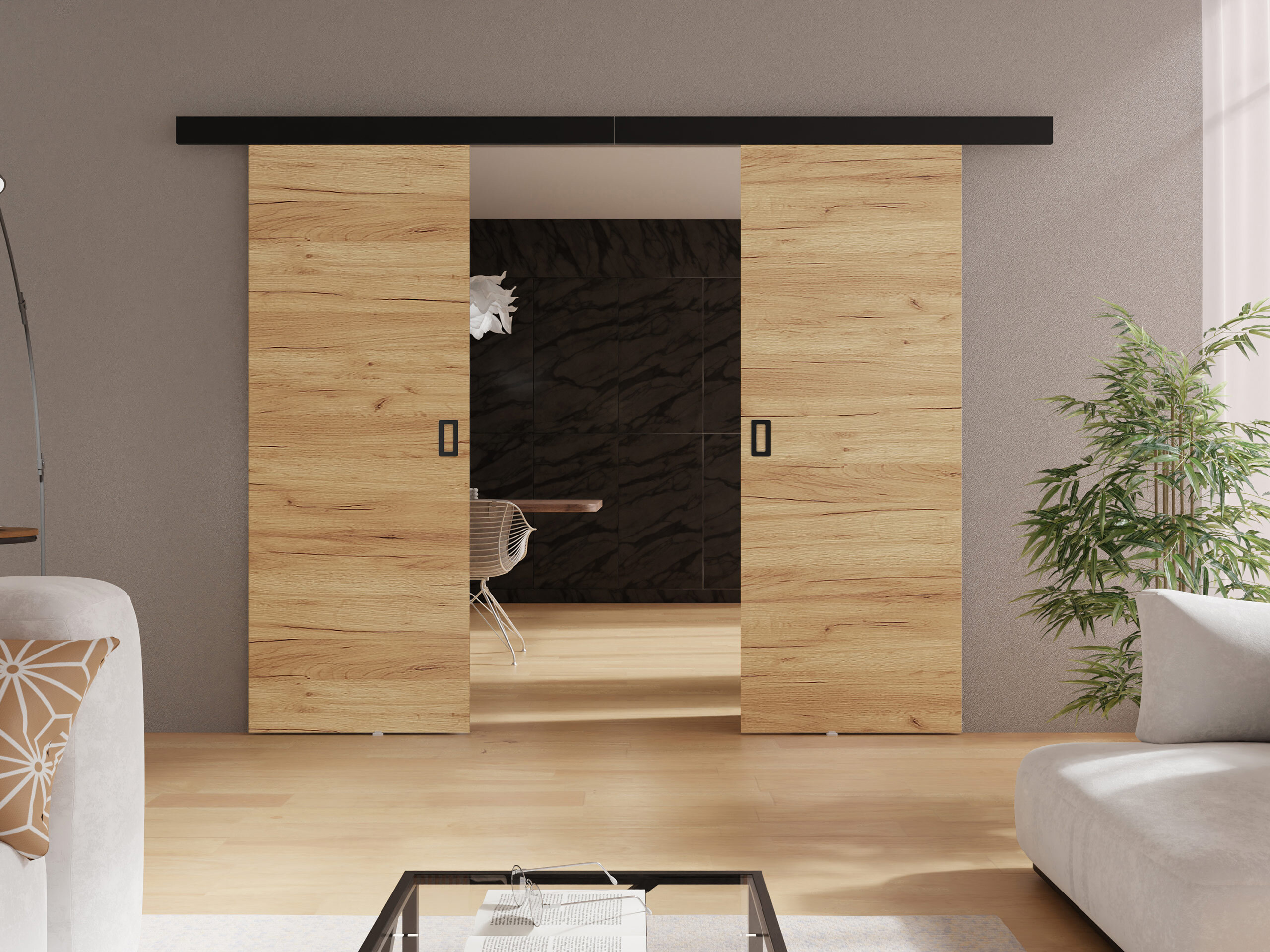 Sliding door Dover 198 (Craft oak)