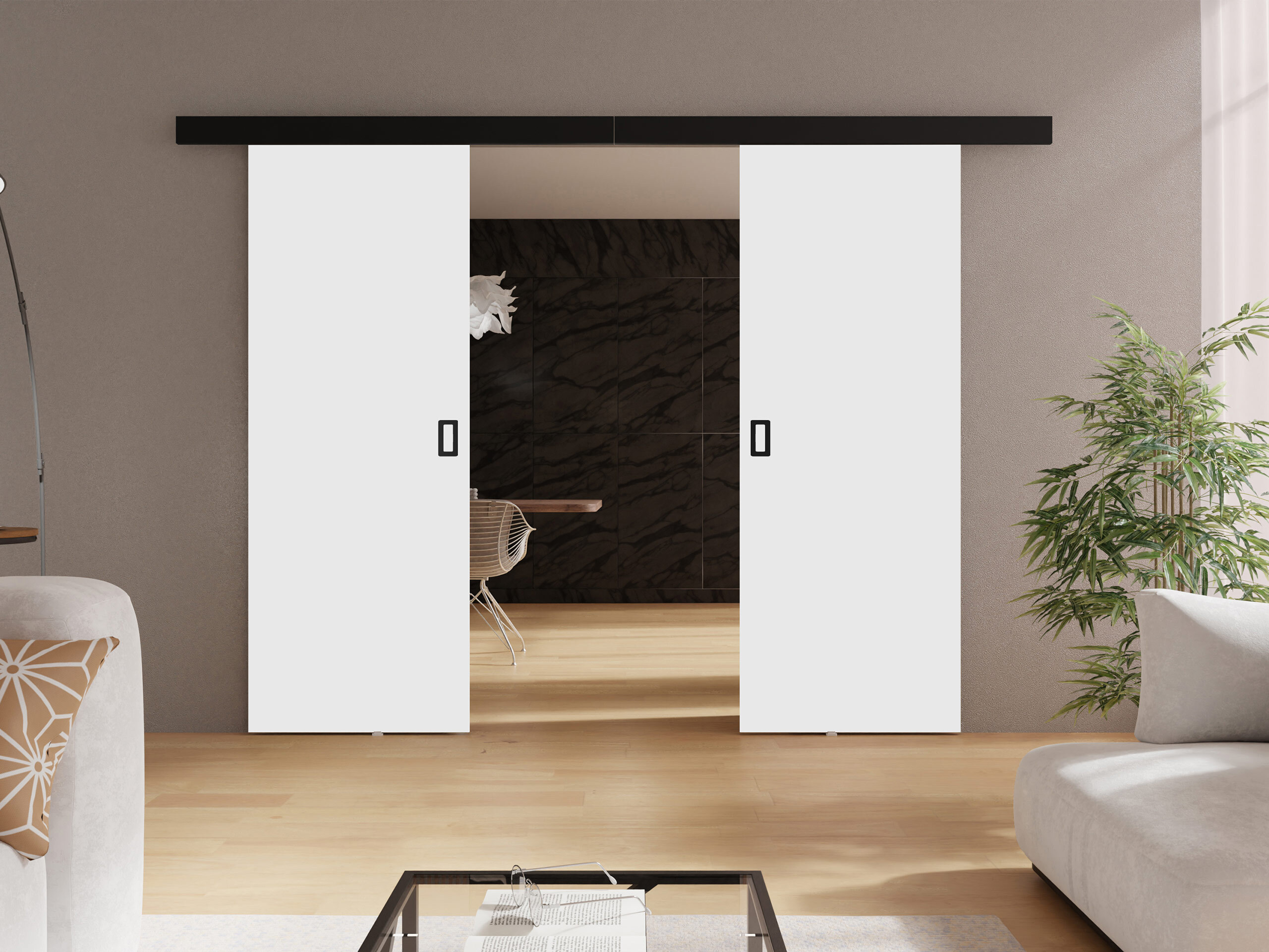 Sliding door Dover 198 (White)
