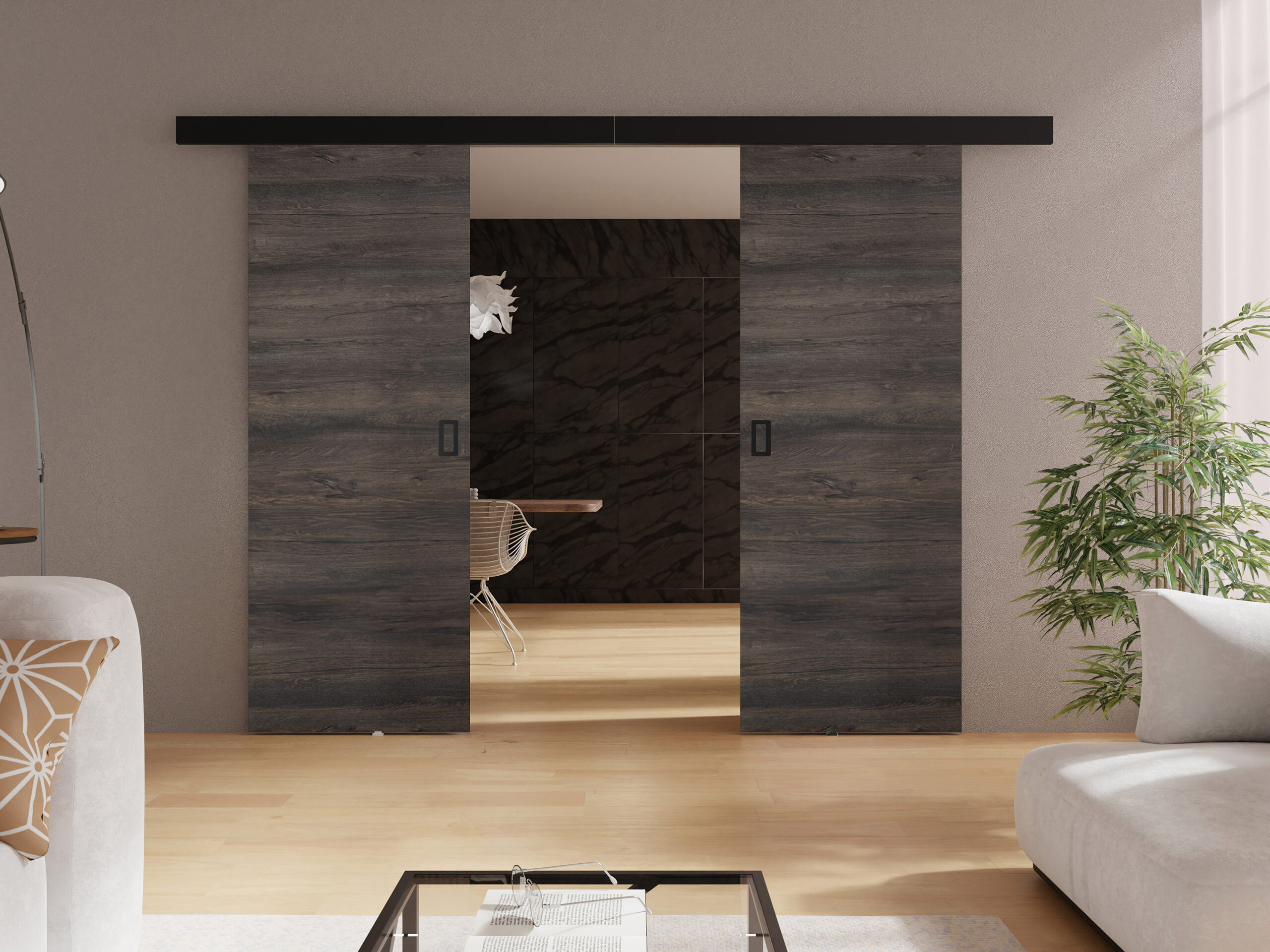 Sliding door Dover 199 (Dark ash)