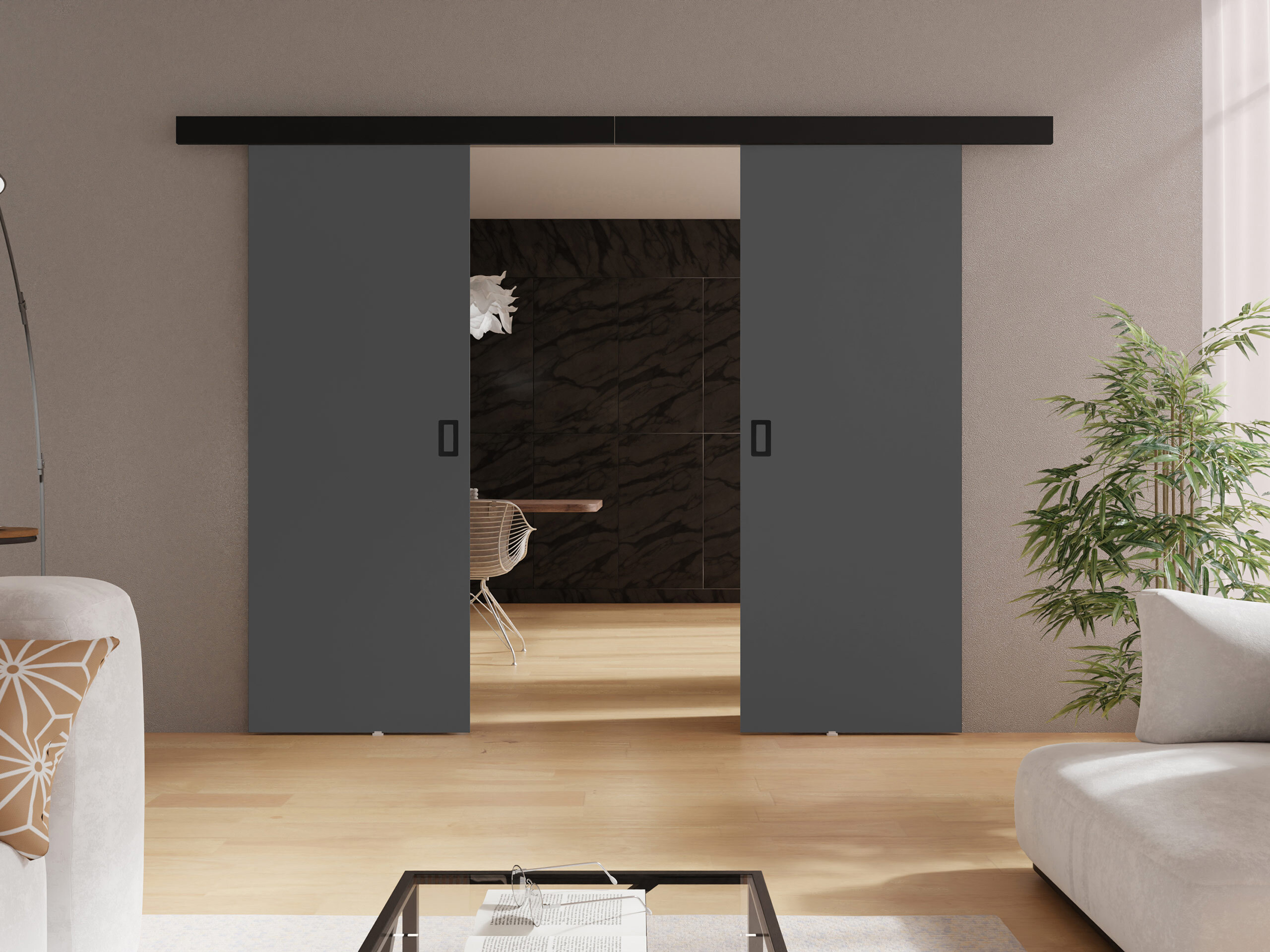 Sliding door Dover 199 (Graphite)