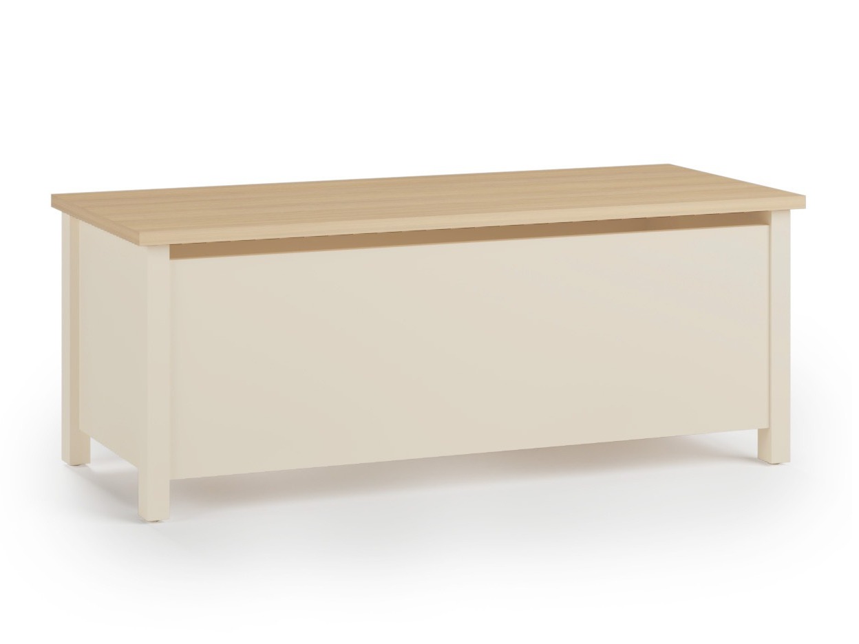 Storage box Velferi 120 (Beige + Oak)