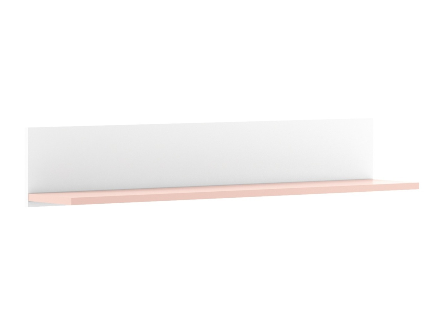 Wall shelf Velferi 122 (White + Pink)