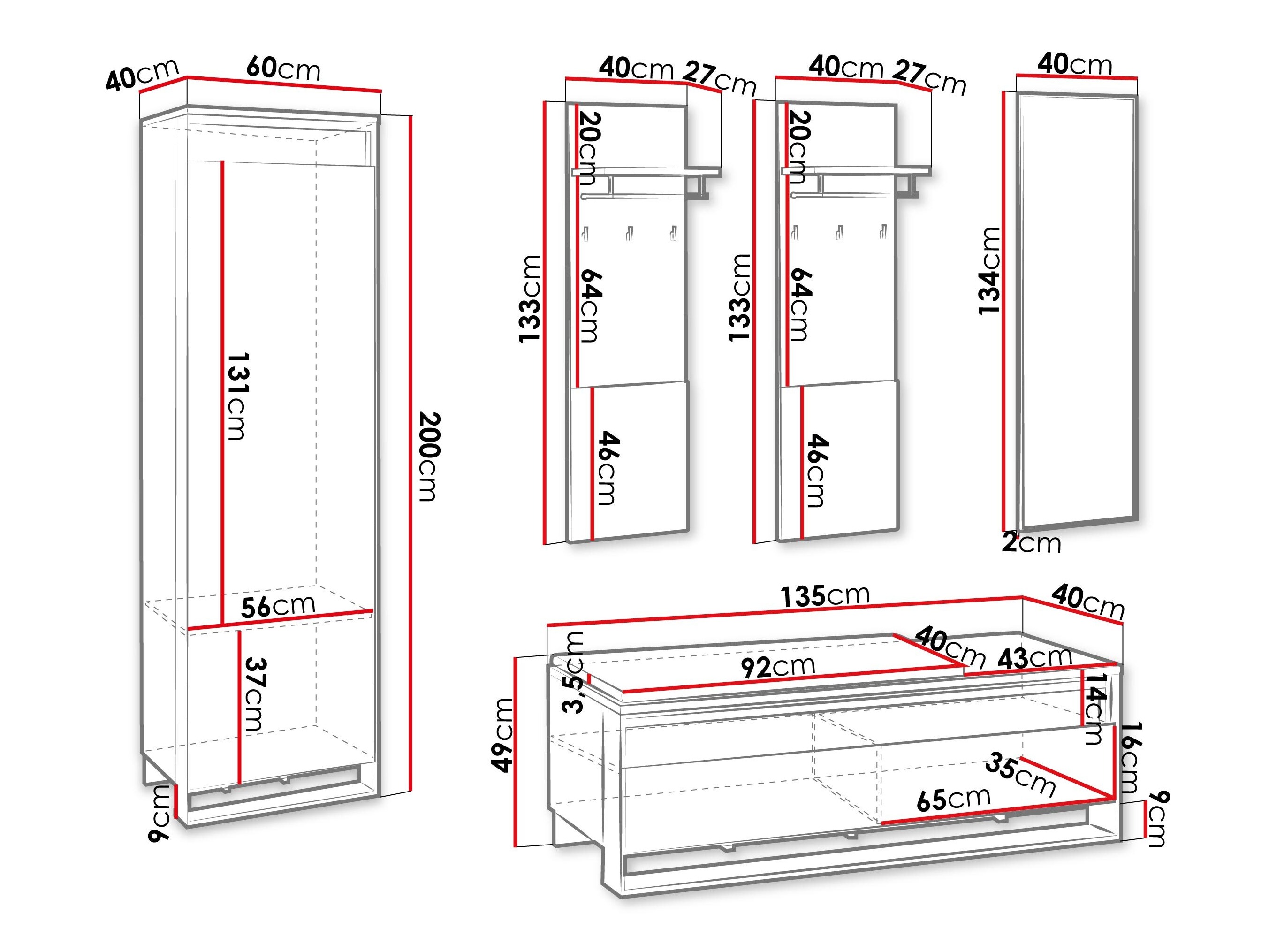 Hallway set Luliru 152