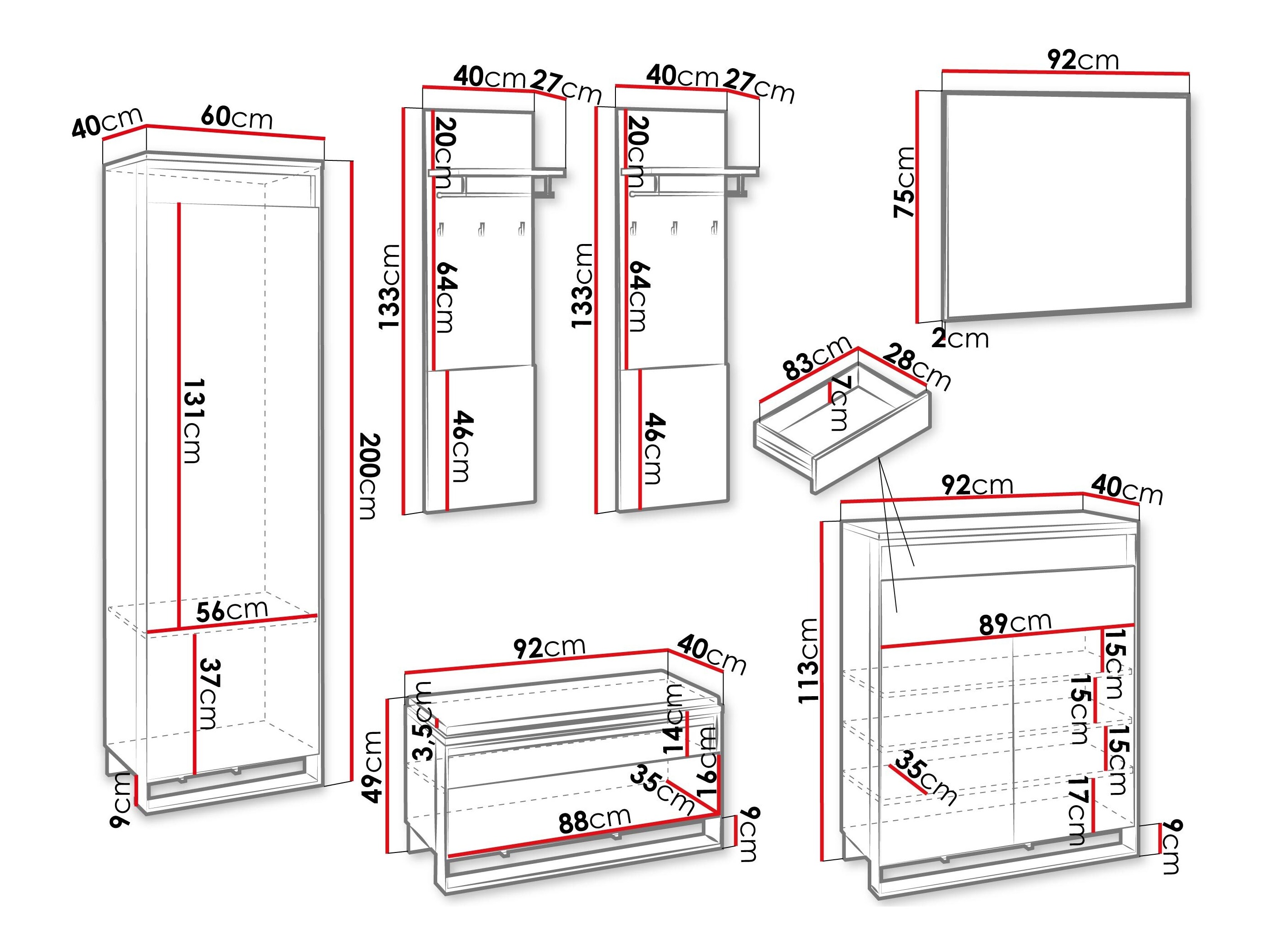Hallway set Luliru 153