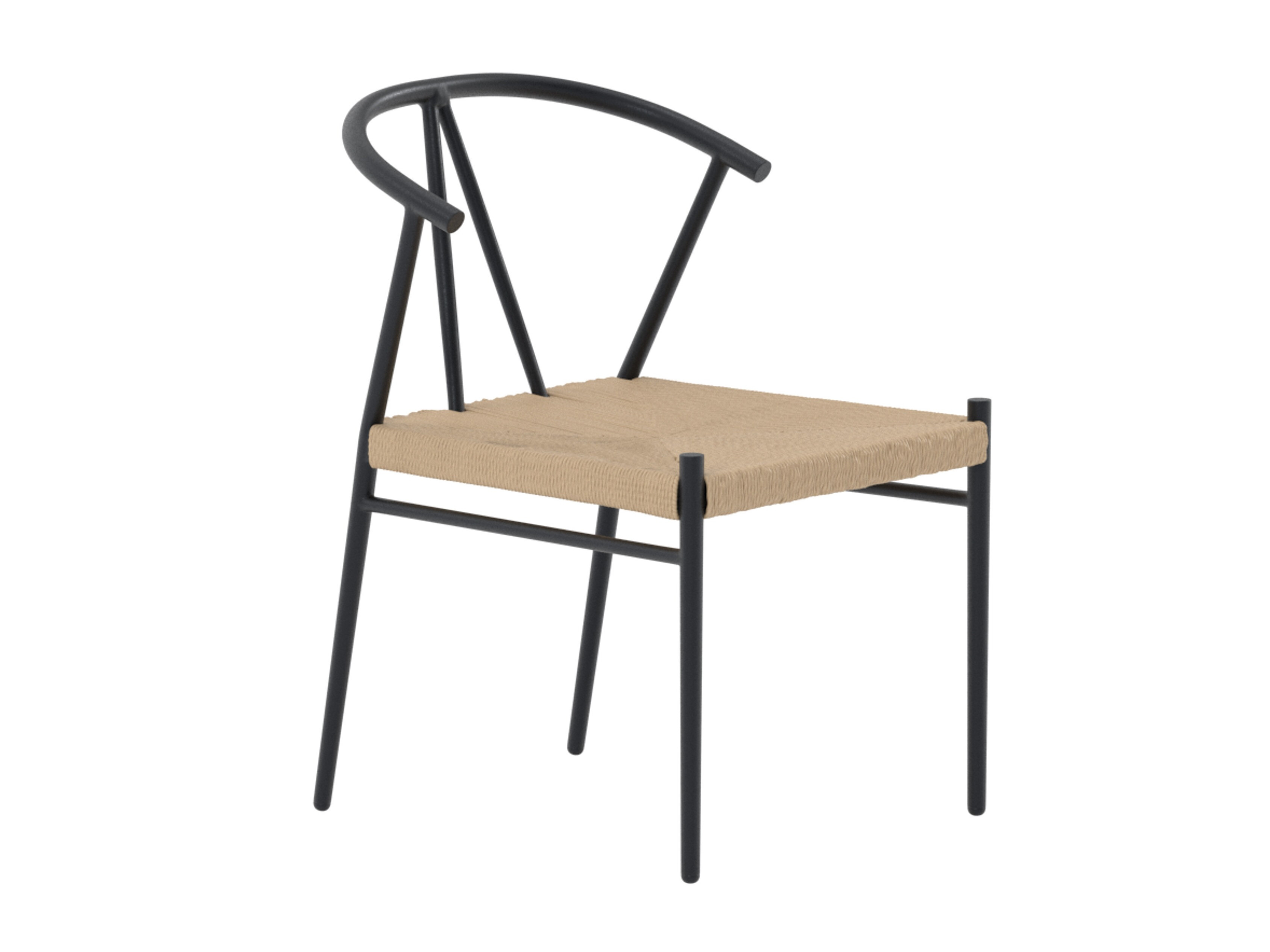 Outdoor chair Dallas 5249 (Black + Beige)