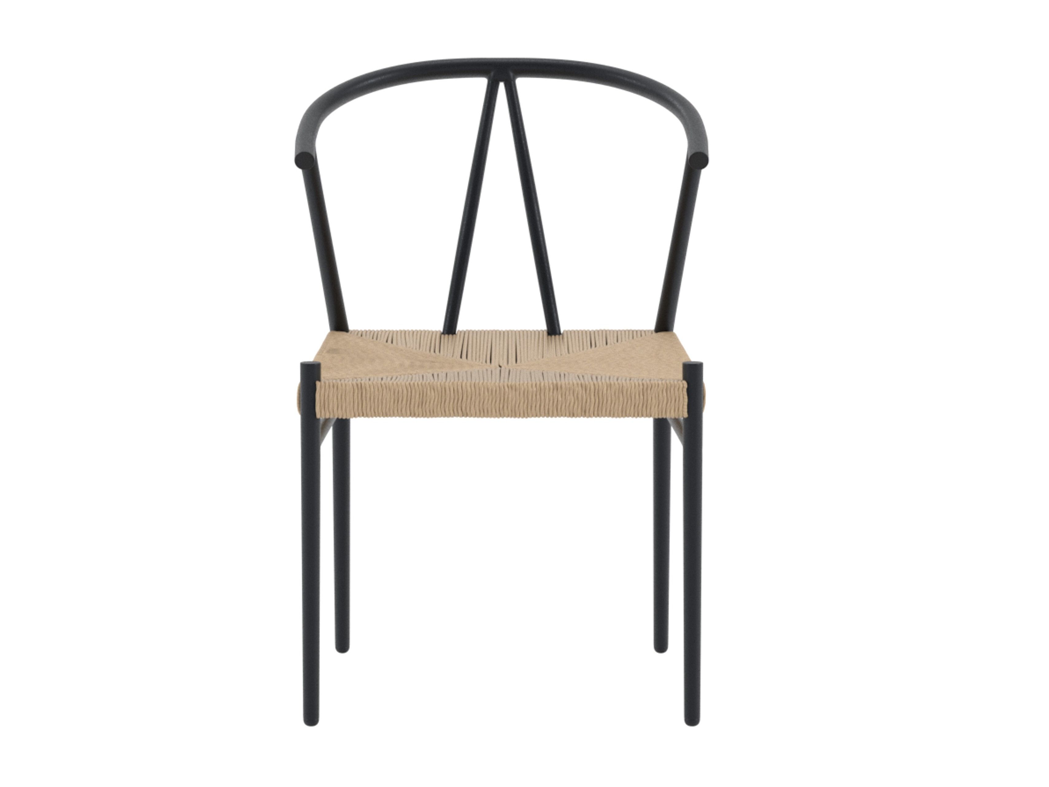 Outdoor chair Dallas 5249 (Black + Beige)
