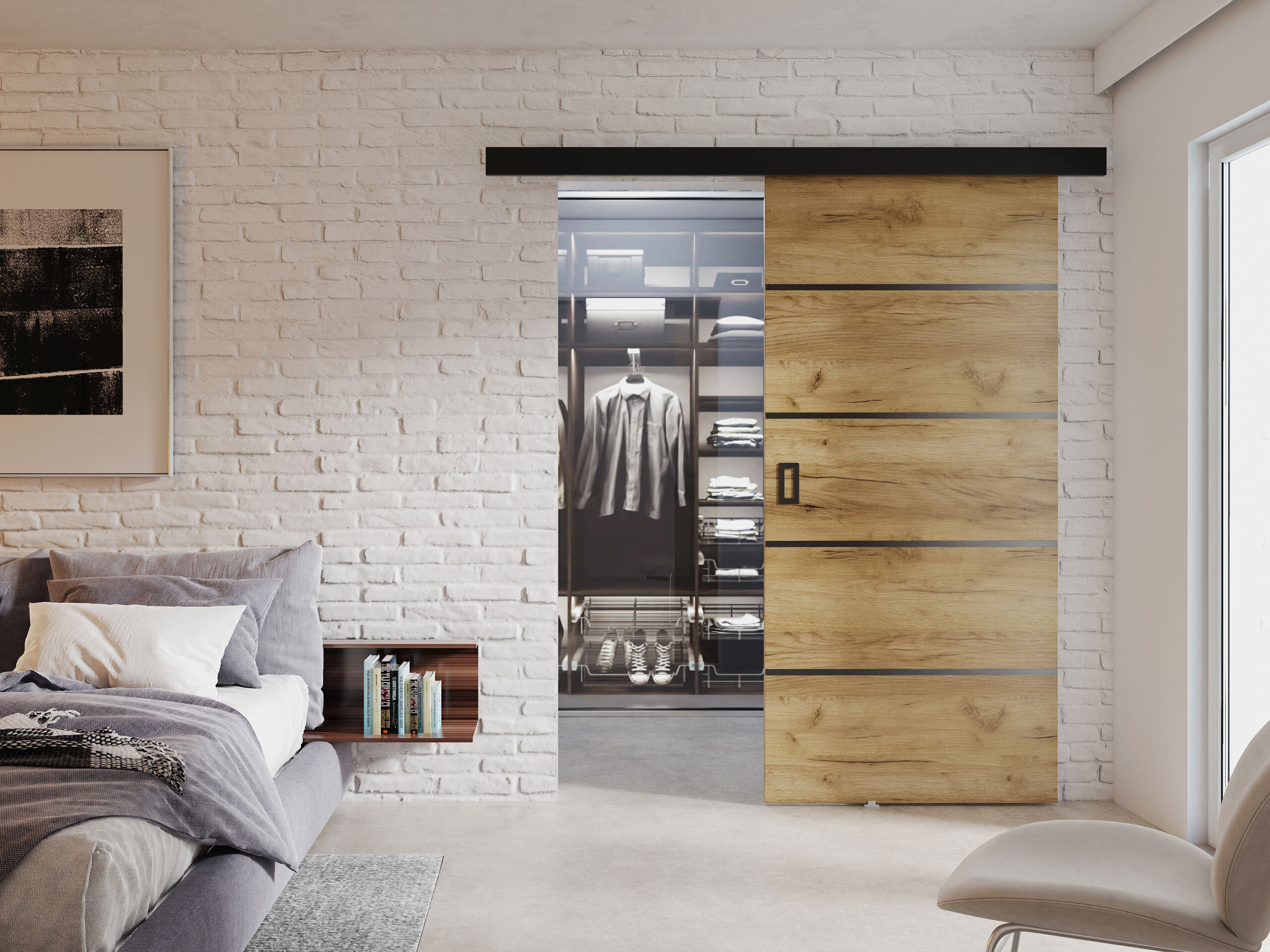 Sliding door Dover 172 (Craft oak)