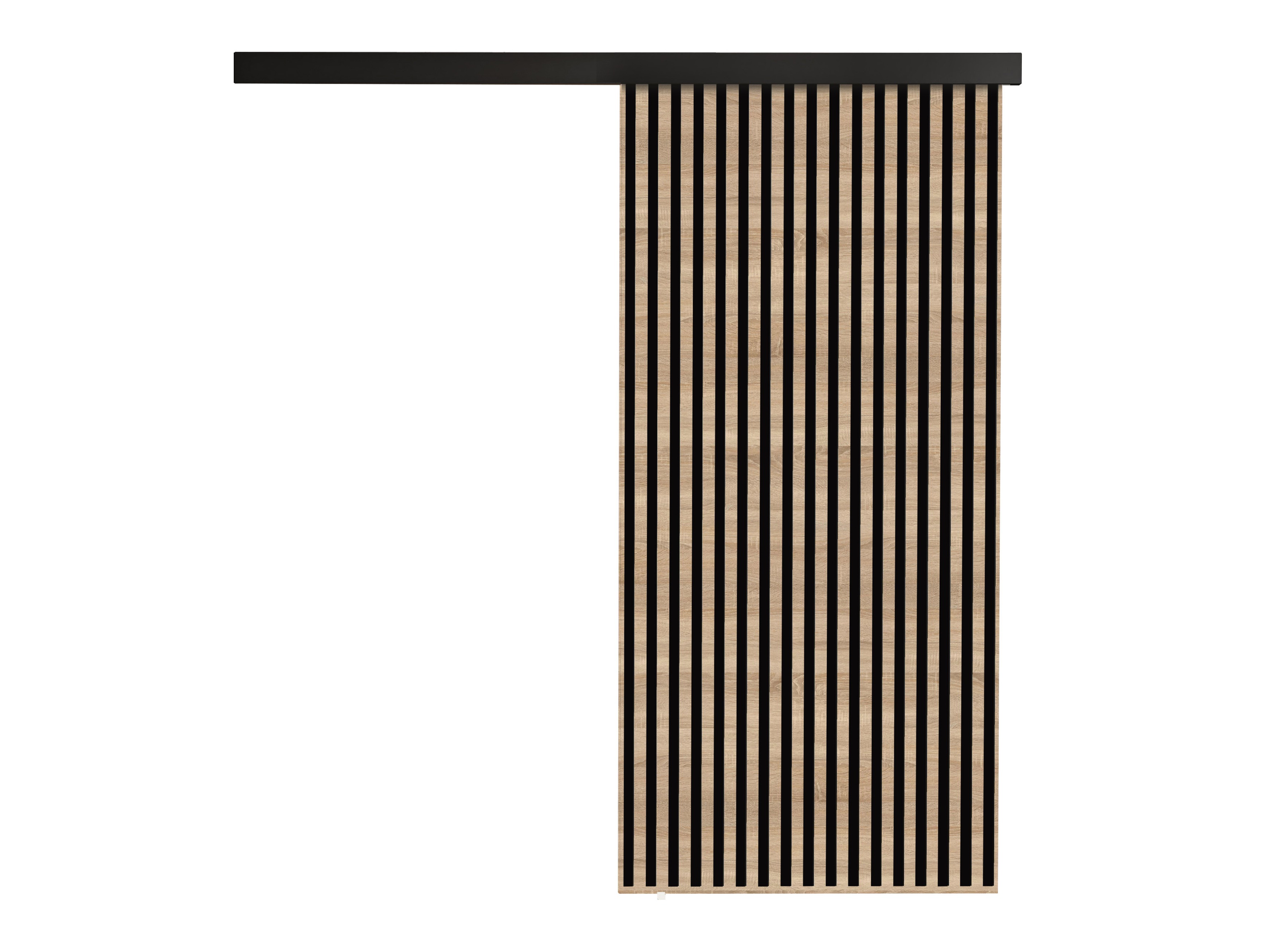 Sliding door Dover 203 (Sonoma oak + Black)