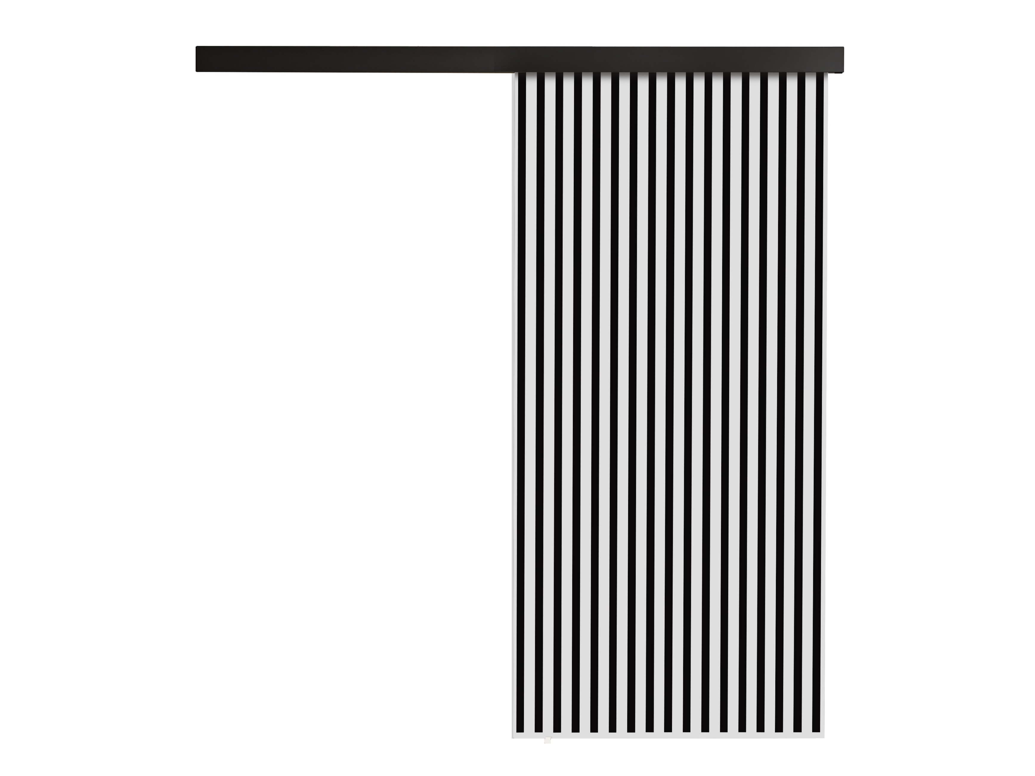 Sliding door Dover 203 (White + Black)