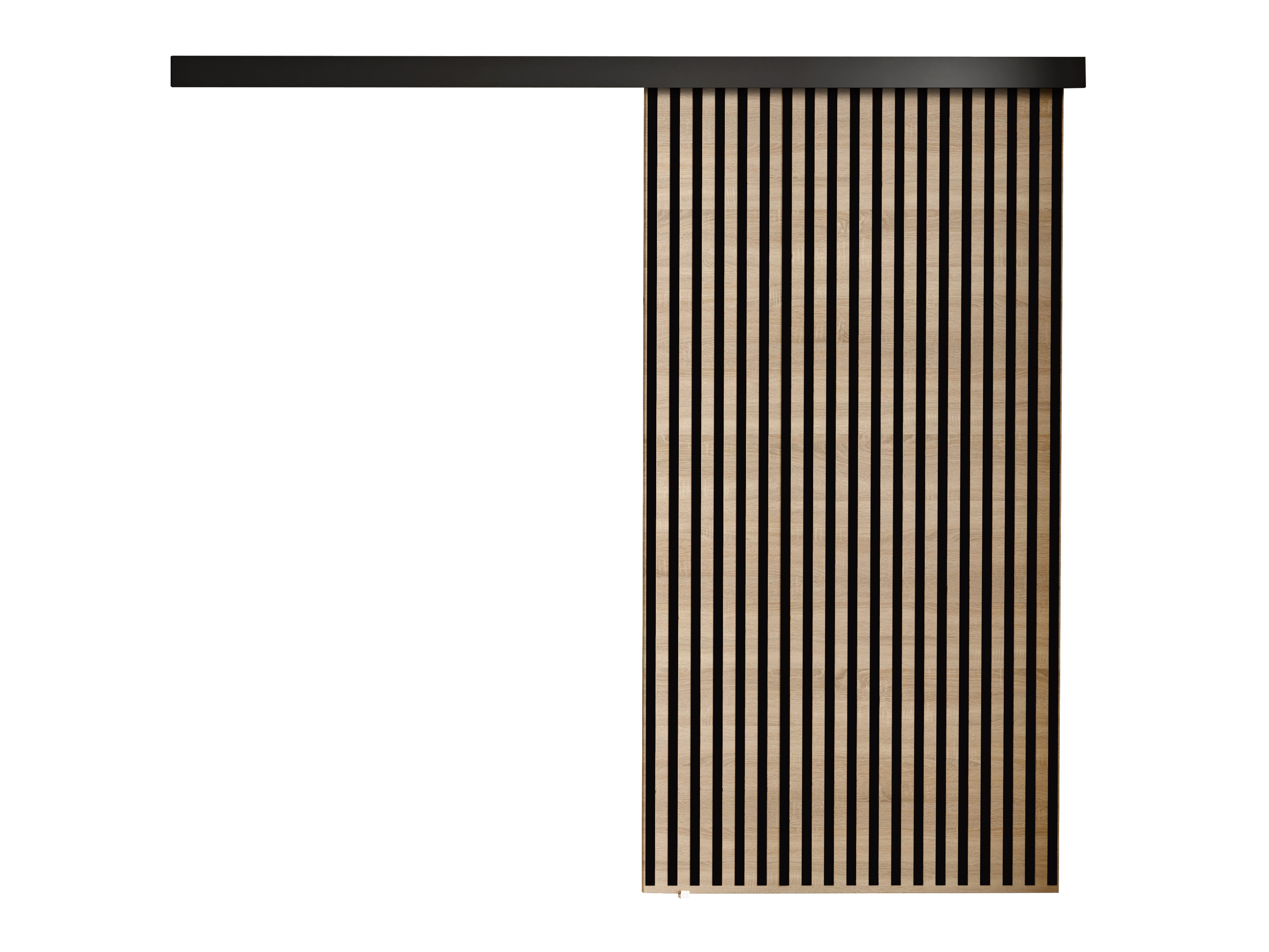 Sliding door Dover 204 (Sonoma oak + Black)