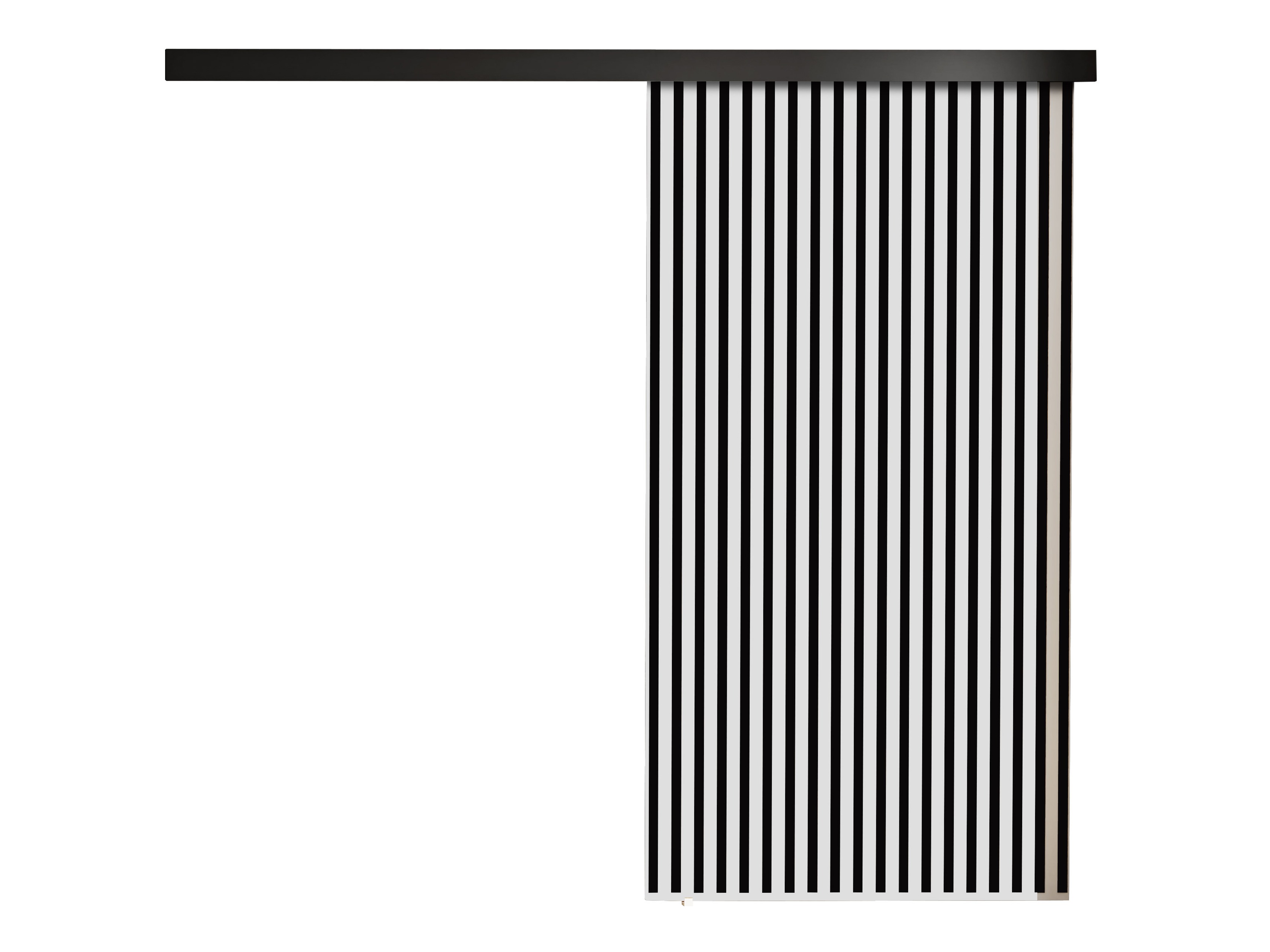 Sliding door Dover 204 (White + Black)