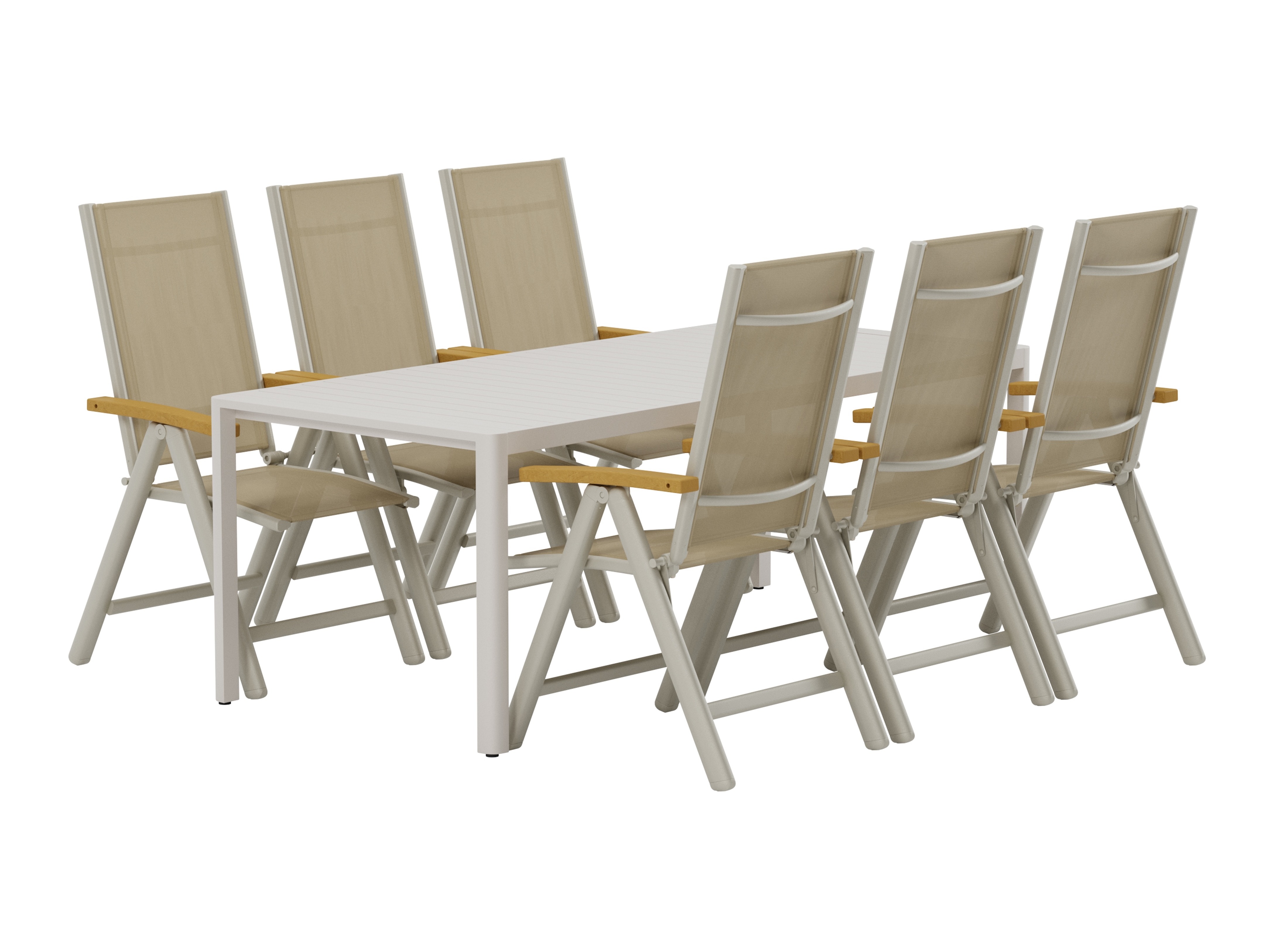 Table and chairs set Dallas 5258