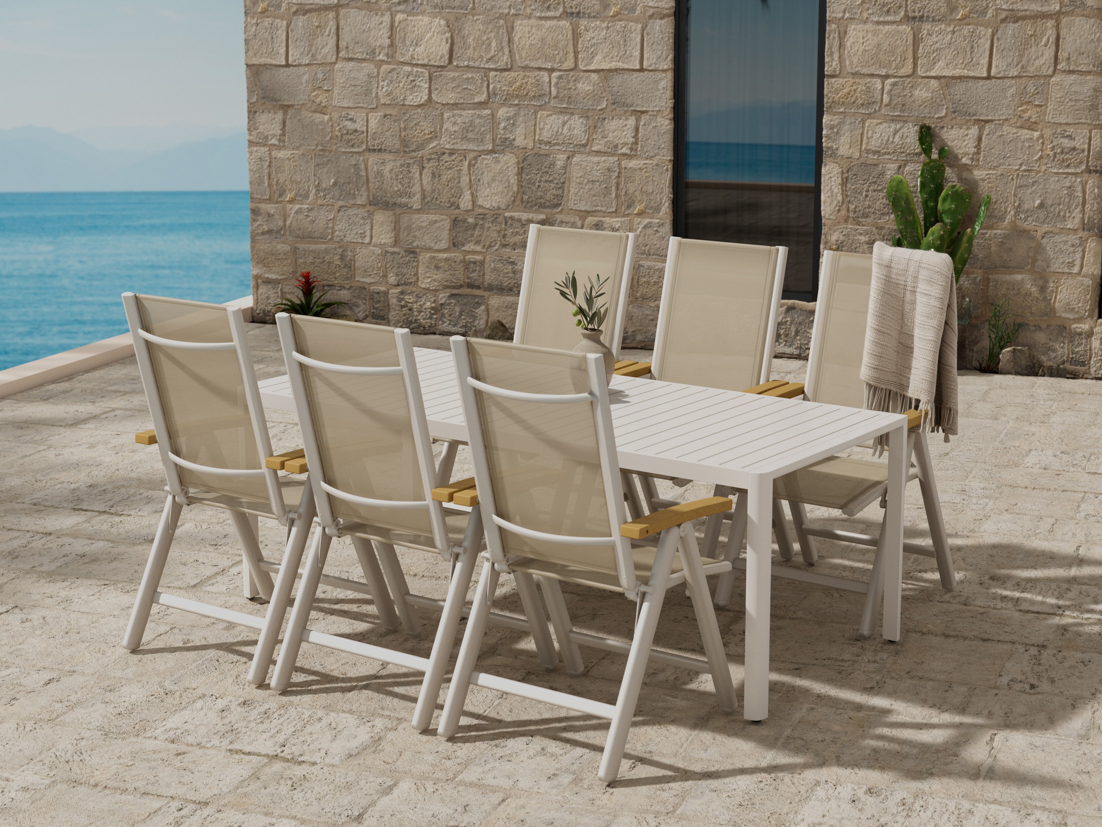 Table and chairs set Dallas 5258