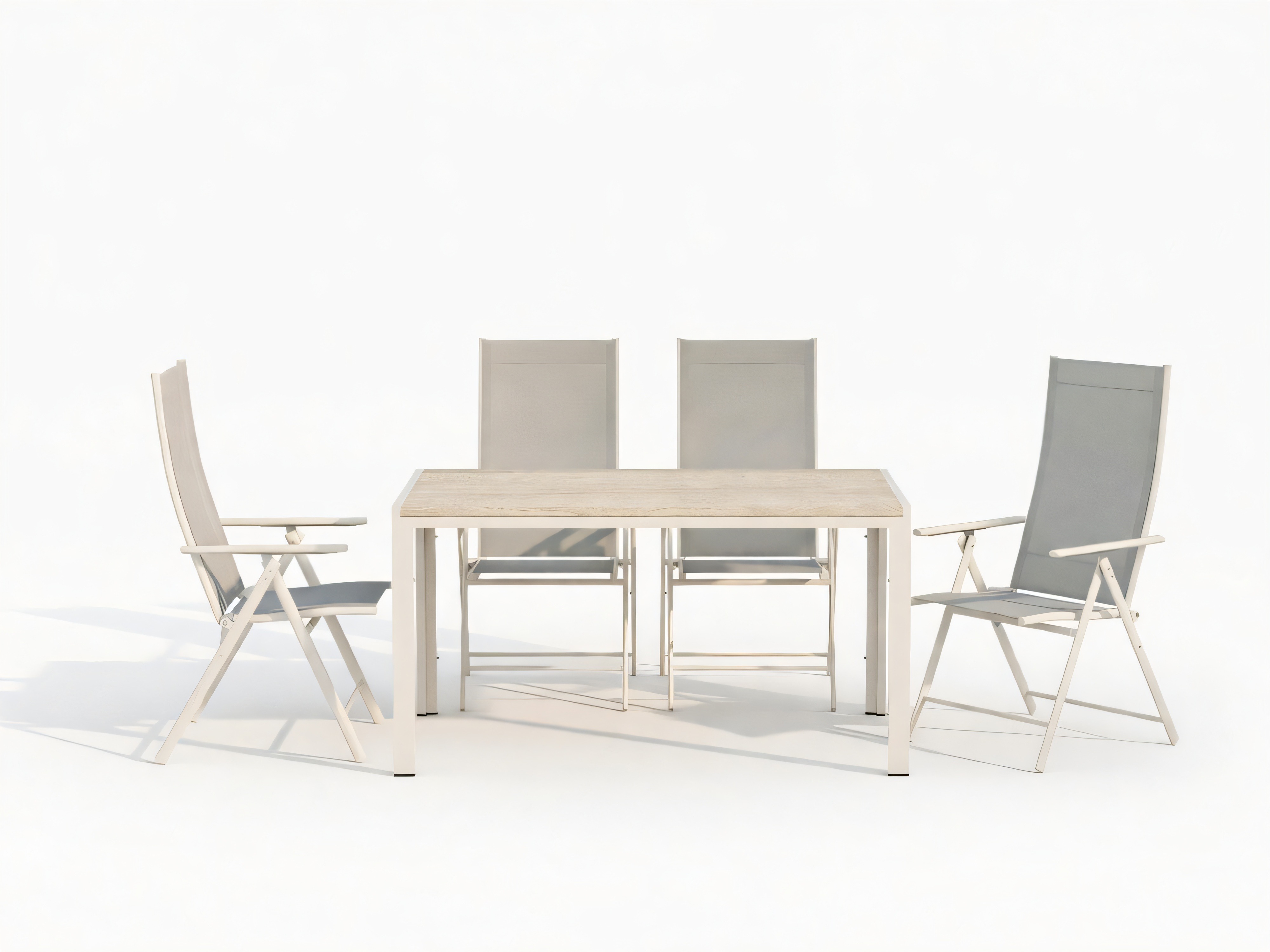 Table and chairs set Dallas 5261 (Beige)