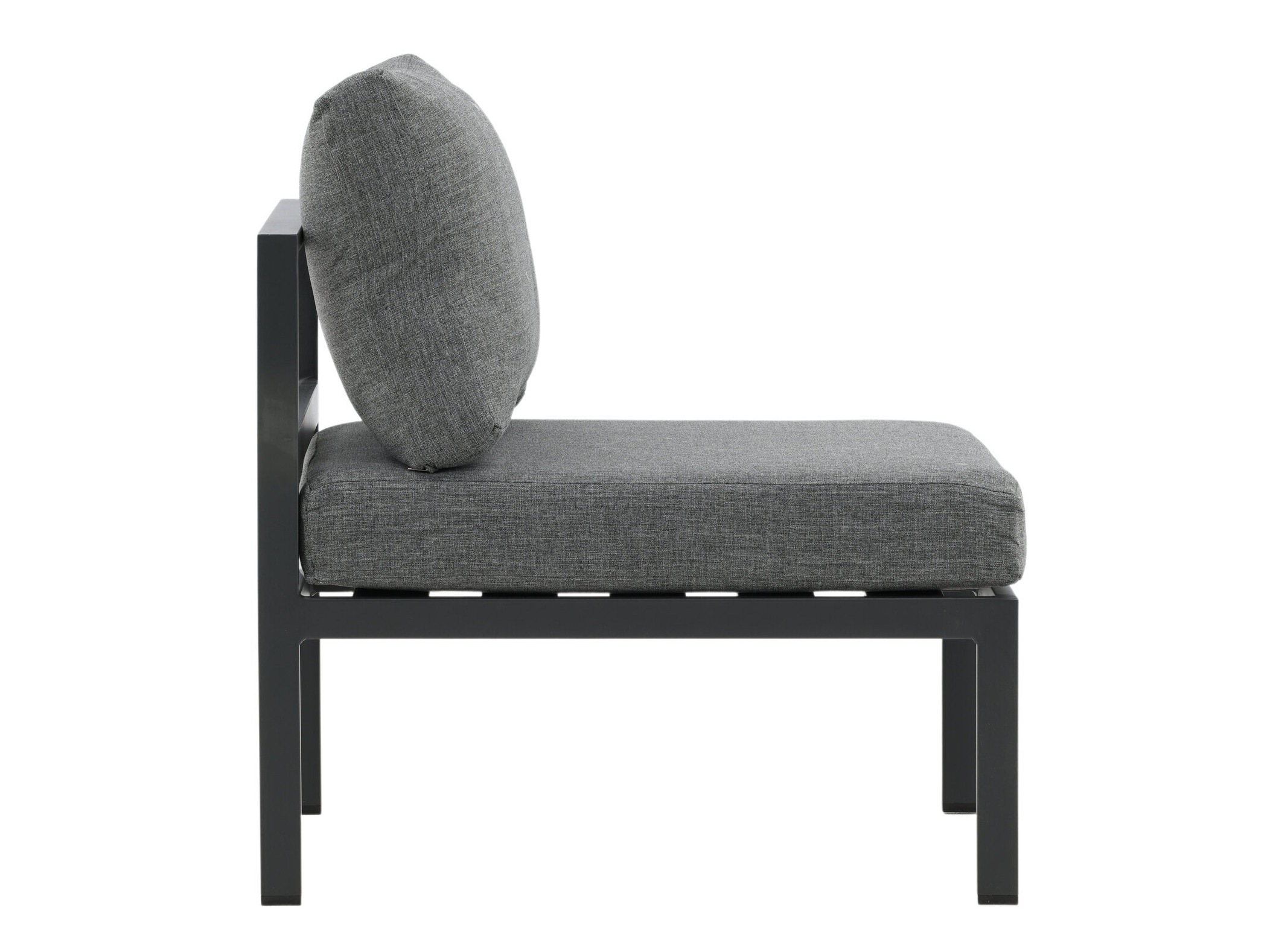Outdoor armchair Camorlo 100 (Grey + Black)