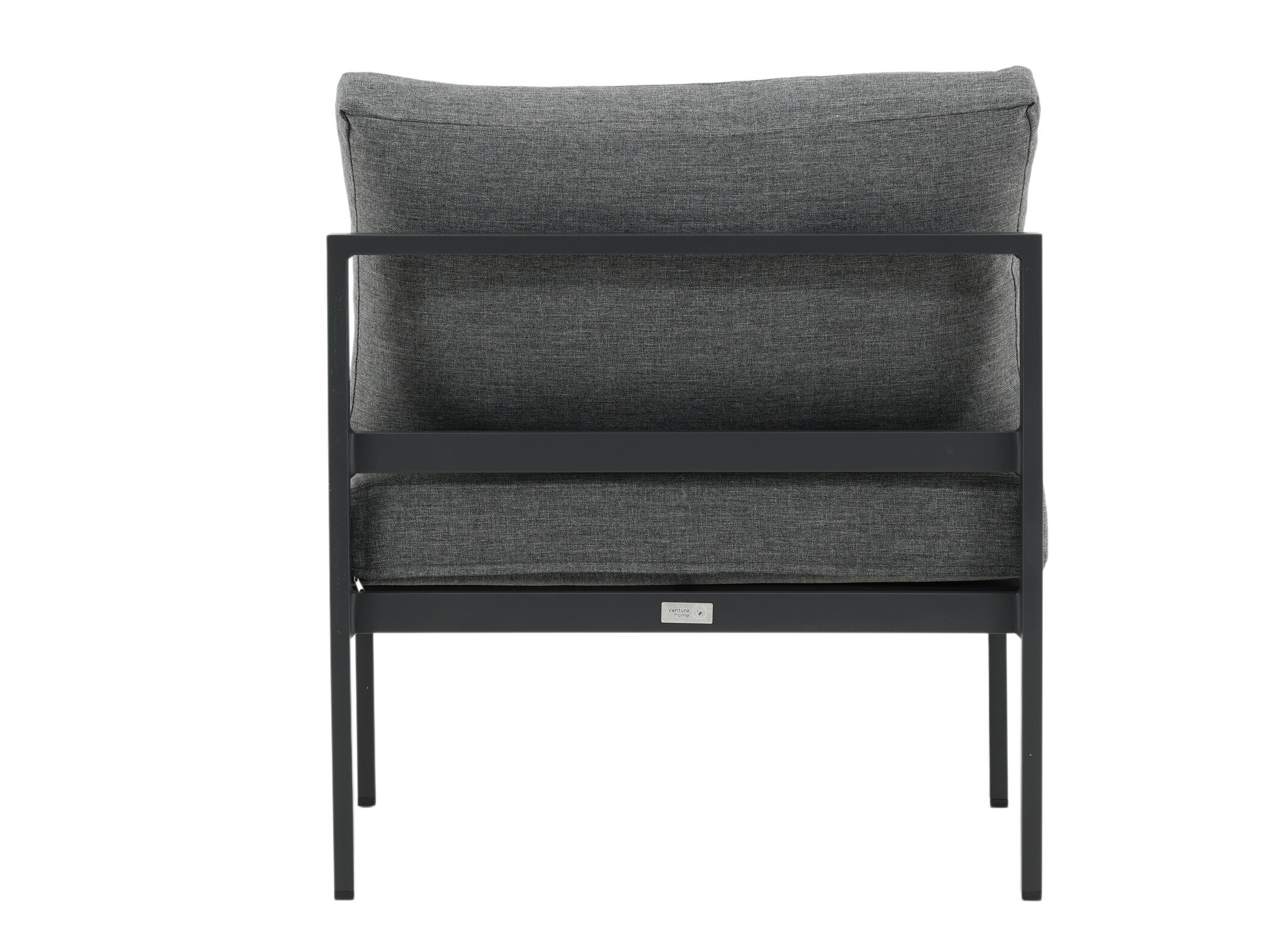 Outdoor armchair Camorlo 100 (Grey + Black)