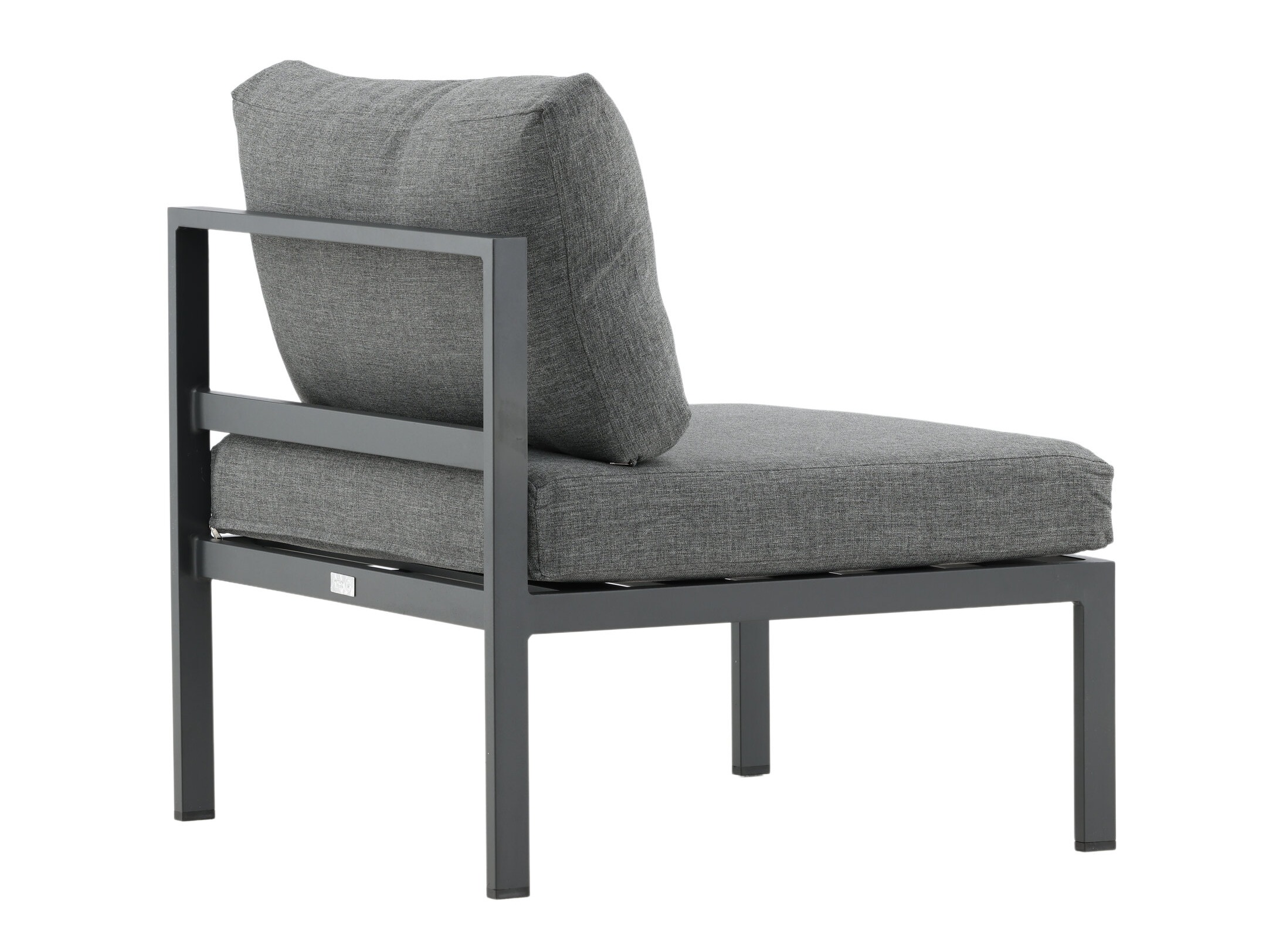 Outdoor armchair Camorlo 100 (Grey + Black)
