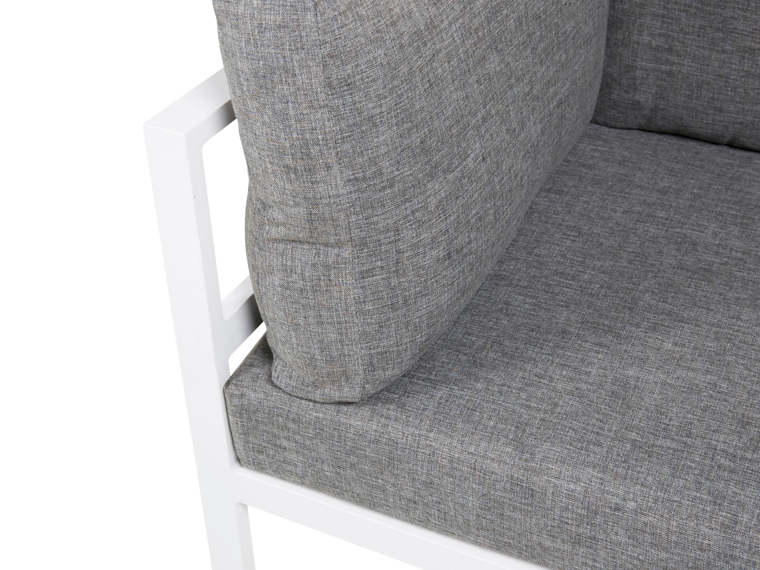 Outdoor armchair Camorlo 101 (Grey + White)