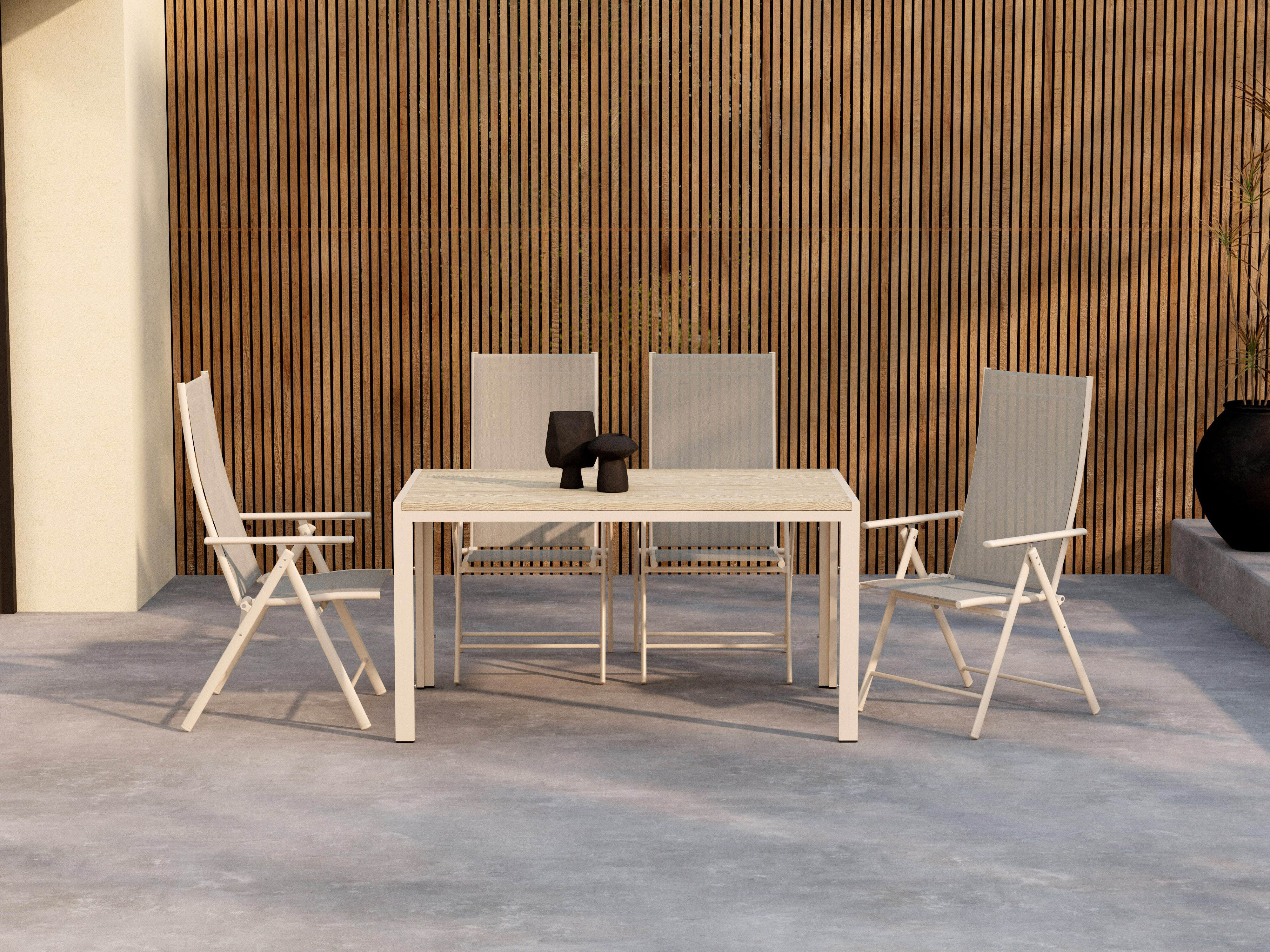 Table and chairs set Dallas 5261 (Beige)