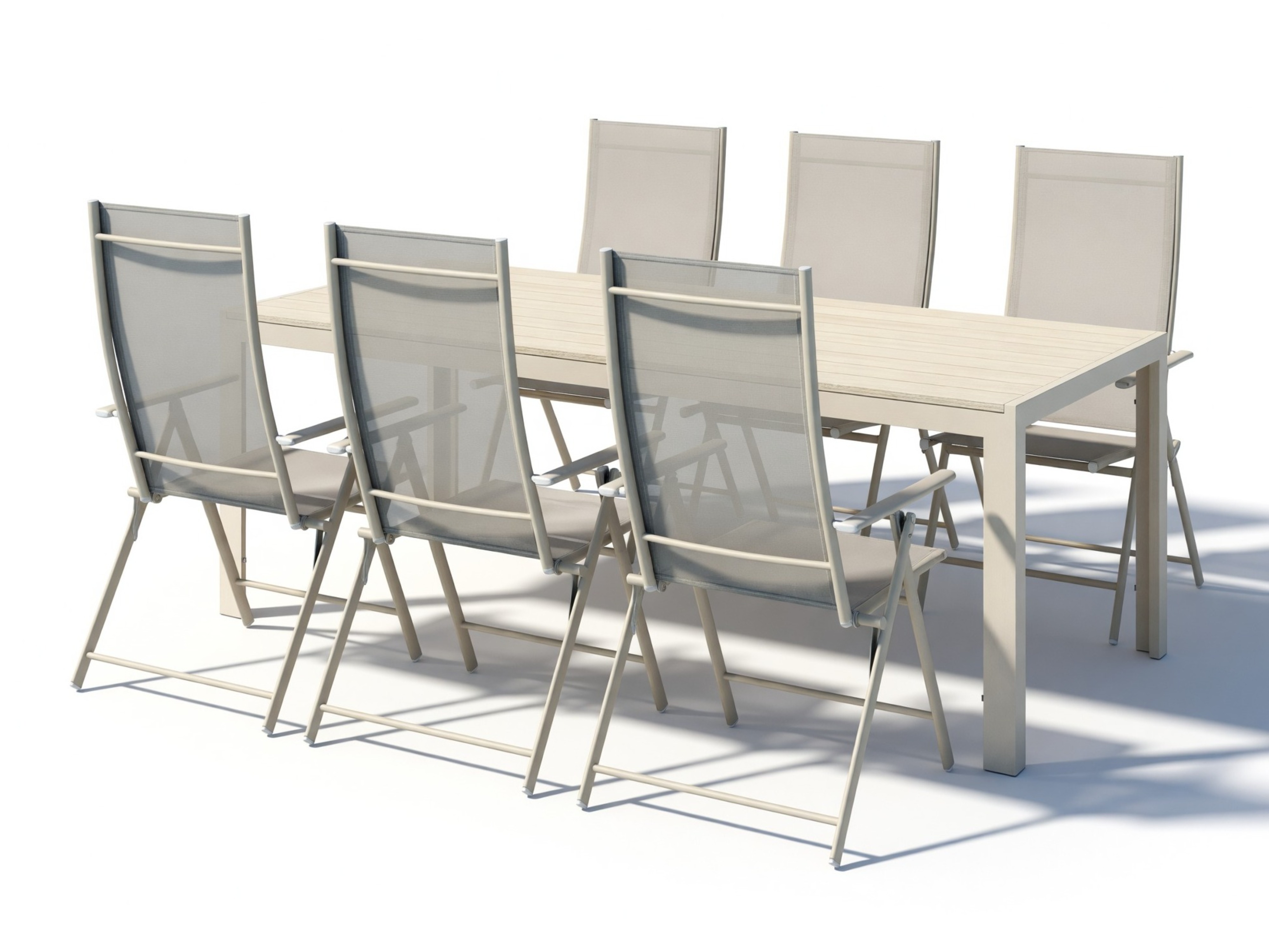 Table and chairs set Dallas 5263 (Beige)