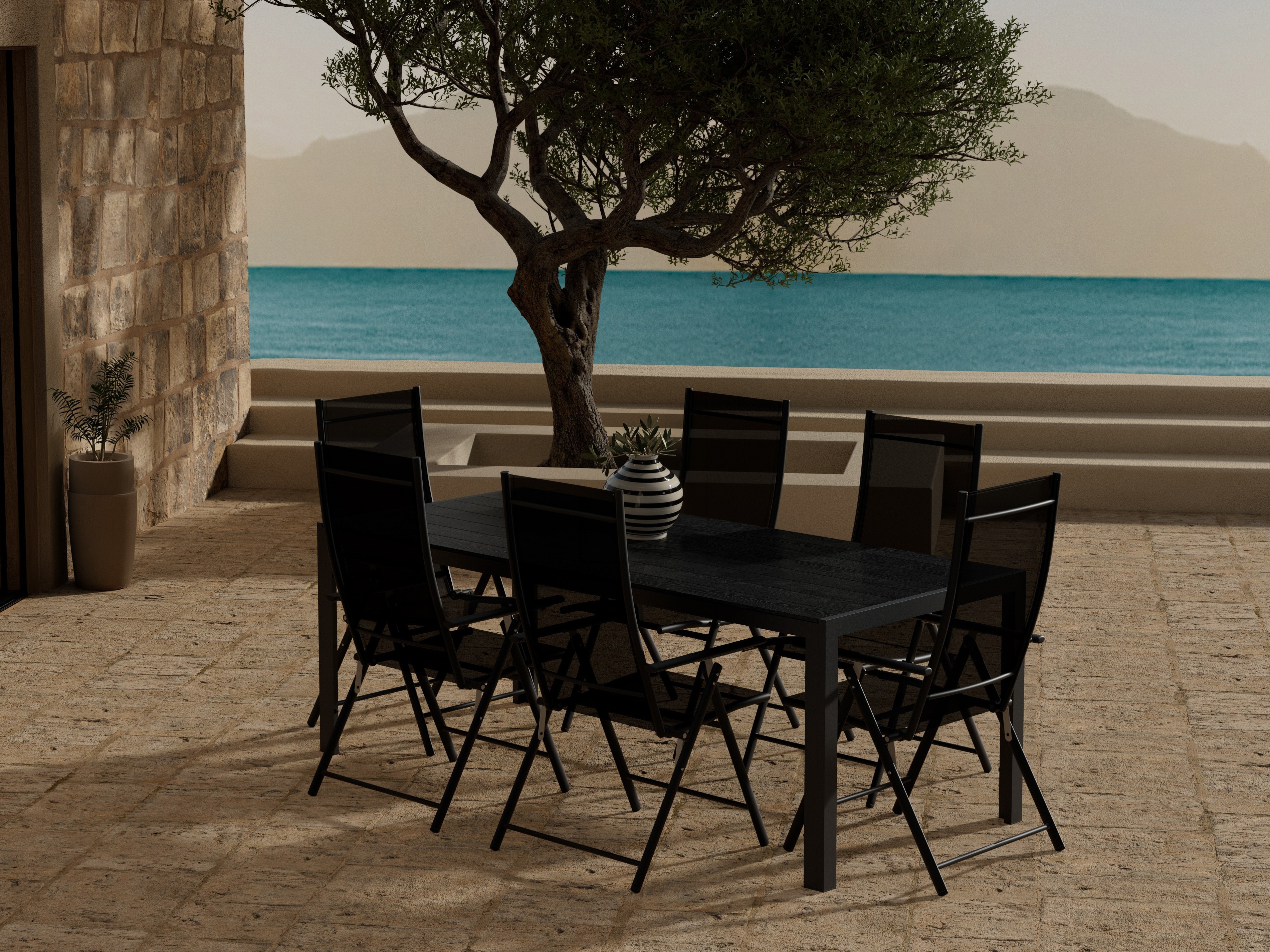 Table and chairs set Dallas 5264