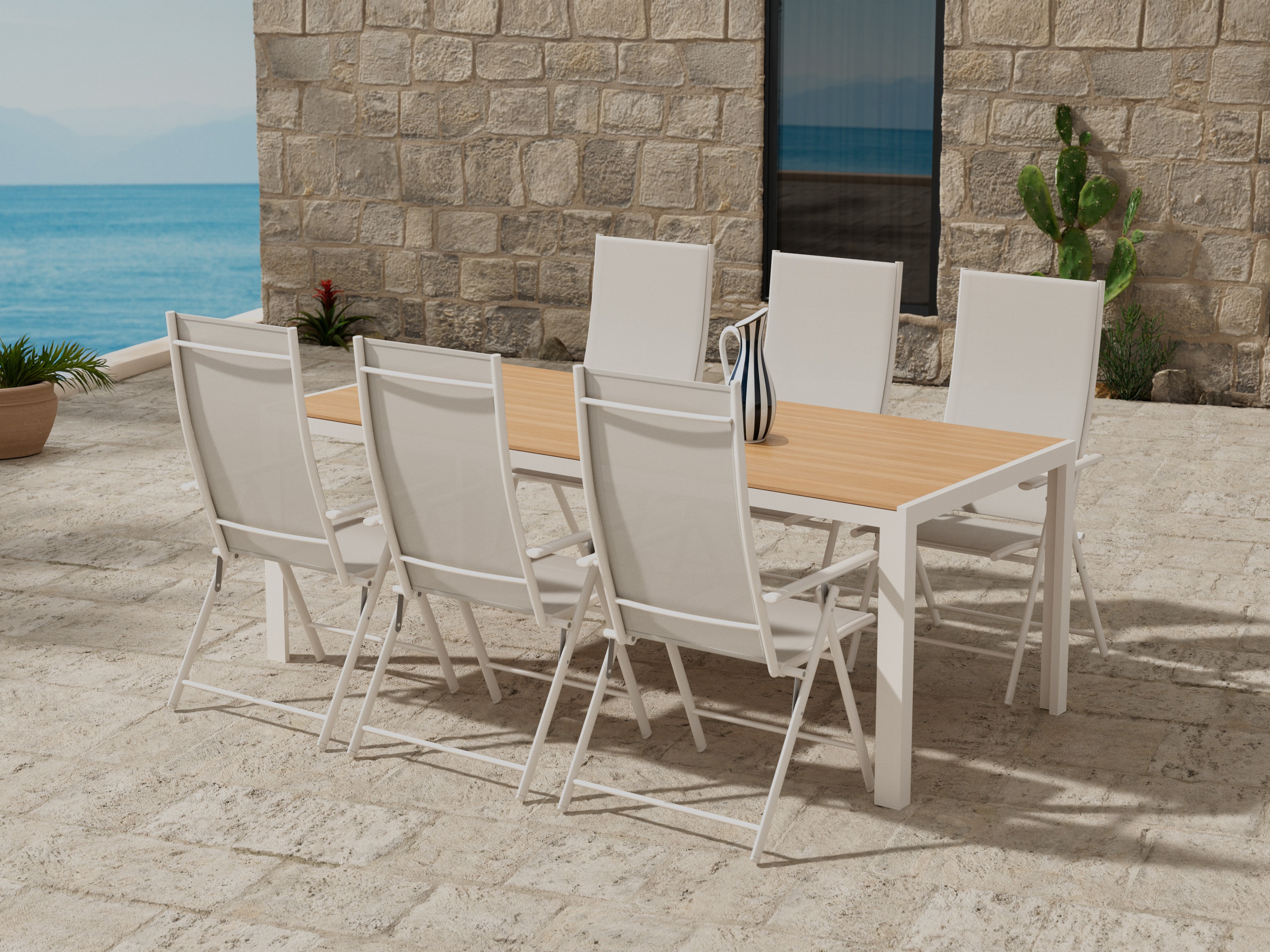 Table and chairs set Dallas 5265