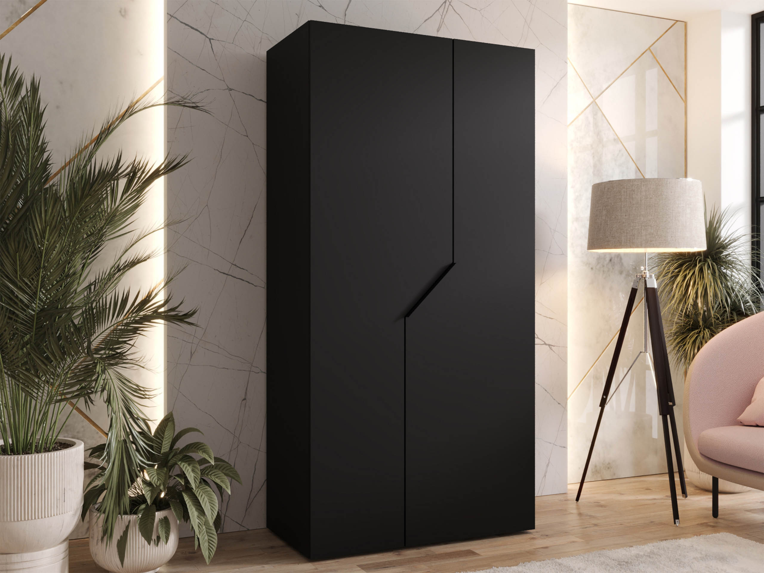 Wardrobe Hartford 594 (Black)