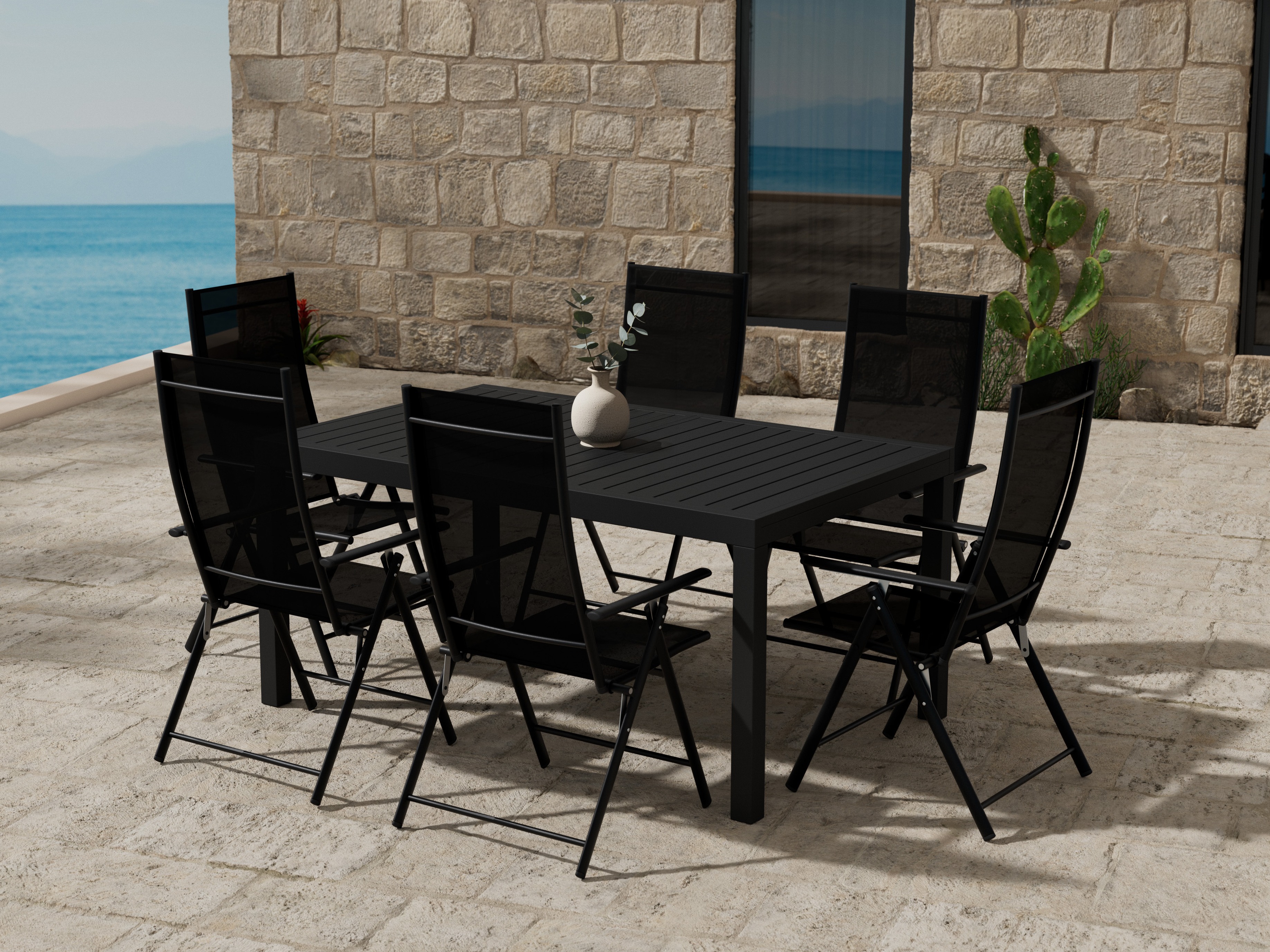 Table and chairs set Dallas 5267